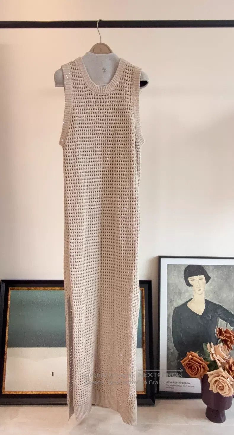 Brunello Cucinelli Brunello Cucinelli Sequined Dress Size M / US 6-8 / IT 42-44 - 1 Thumbnail