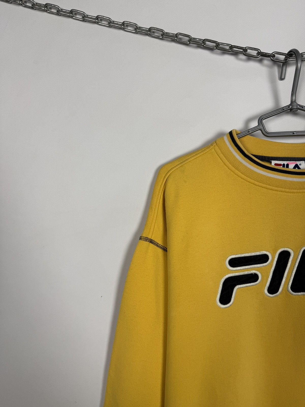 Fila Fila Vintage Sweatshirt Embroidered Logo Korea Made Size L Size US L / EU 52-54 / 3 - 3 Thumbnail