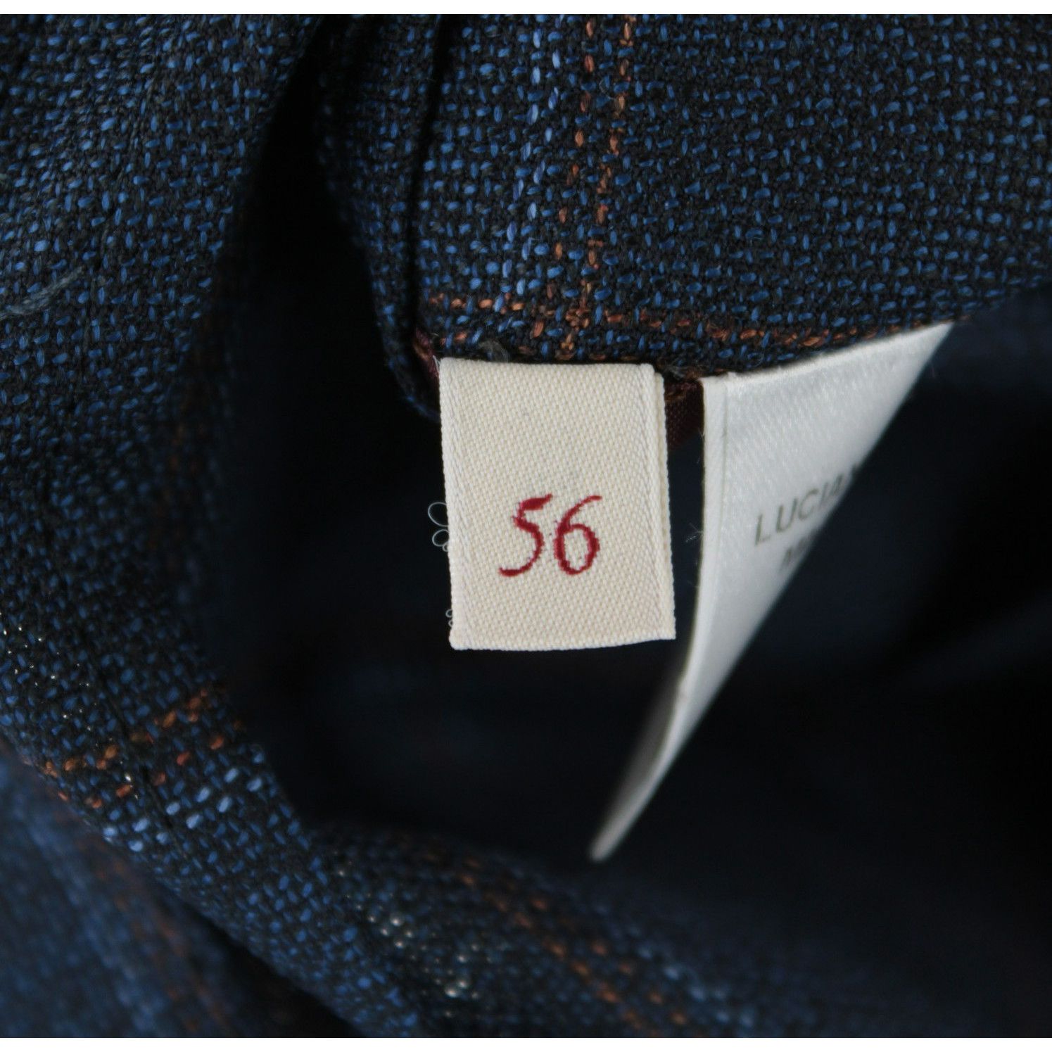 Luciano Barbera Luciano Barbera Sport Coat Size 46 US in Blue Size 46R - 8 Thumbnail