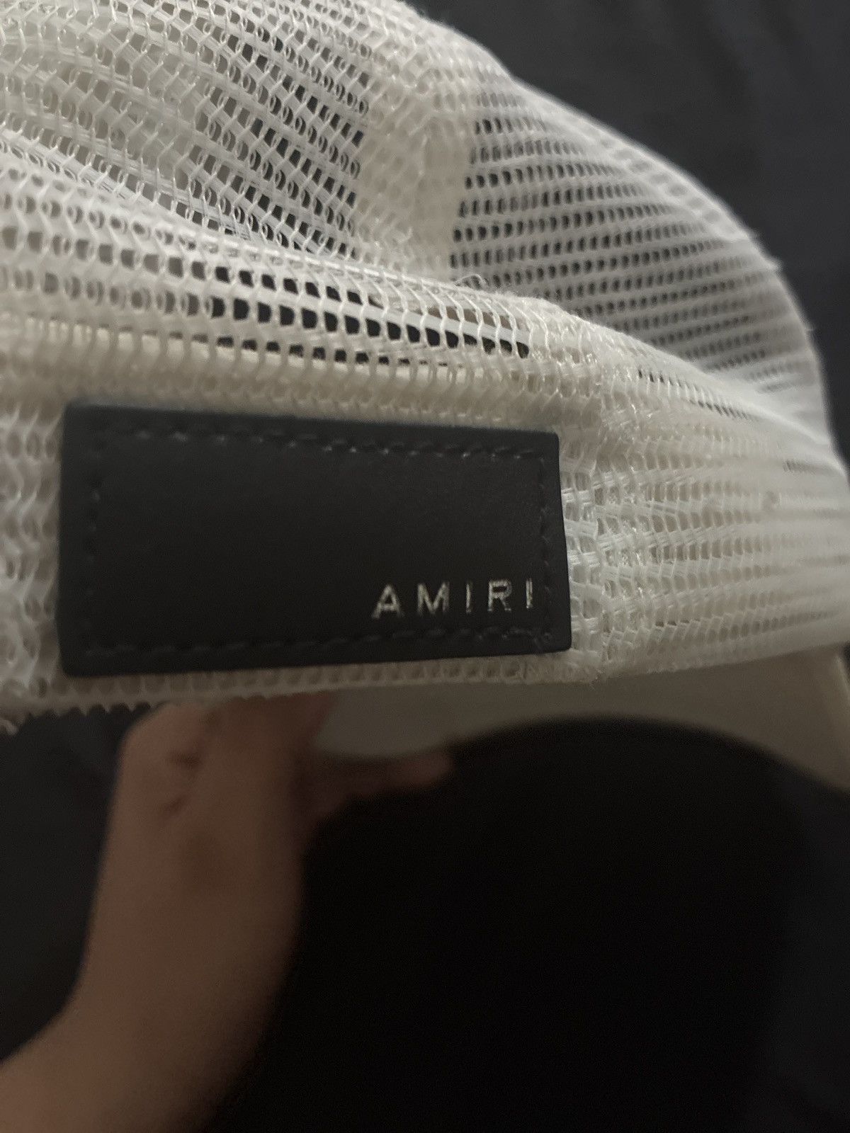 Amiri Amiri Embroidered Paint Drip Logo Hat Size ONE SIZE - 6 Thumbnail