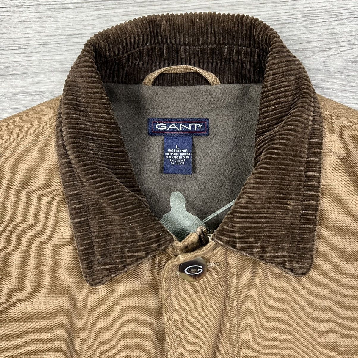Gant GANT Vintage Canvas Hunting Chore Jacket Corduroy Trim Sz L Size US L / EU 52-54 / 3 - 2 Thumbnail