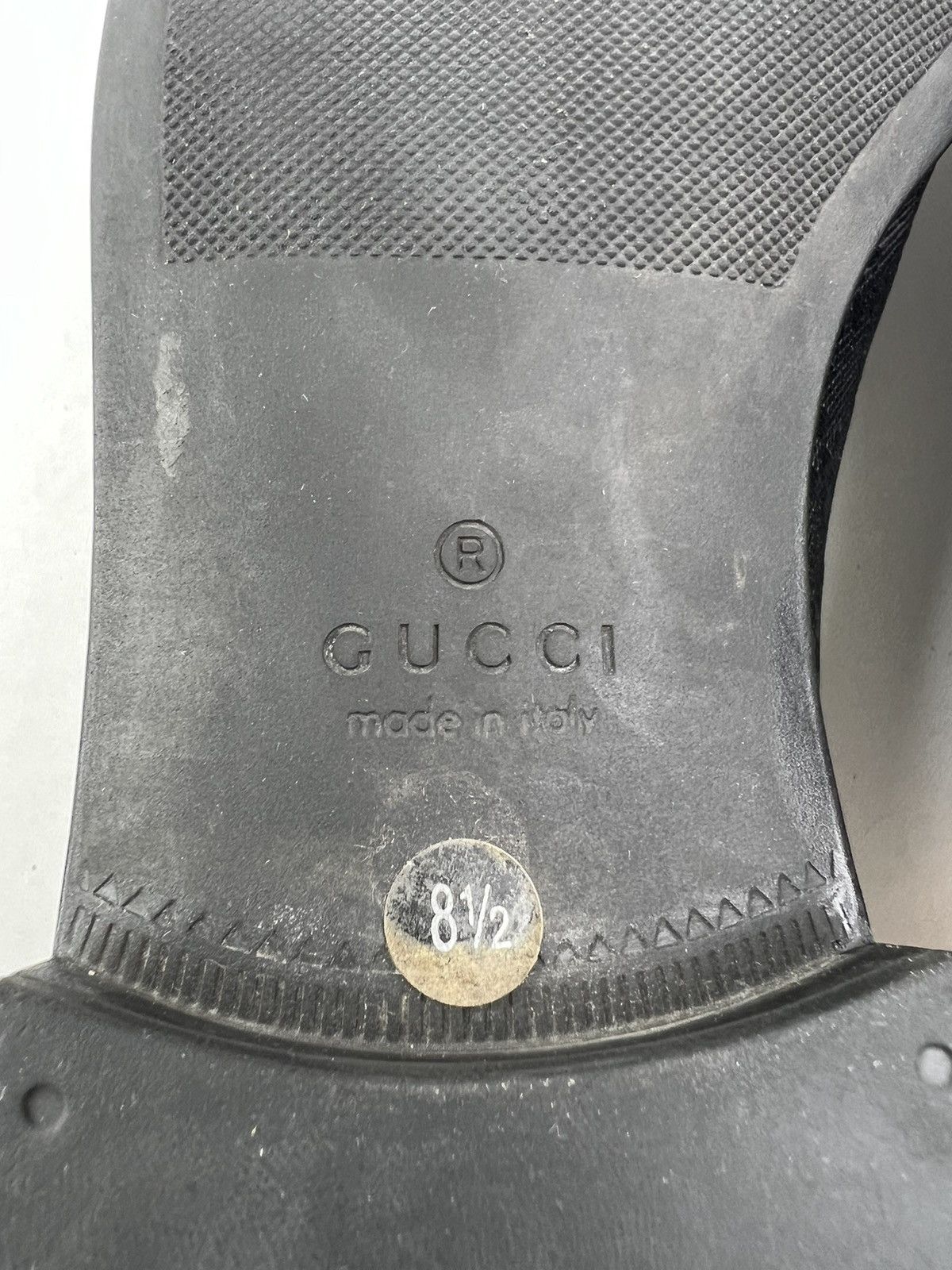 Gucci GUCCI Oxfords Leather Shoes Diamond Embossing Black Men’s Size US 9 / EU 42 - 13 Thumbnail