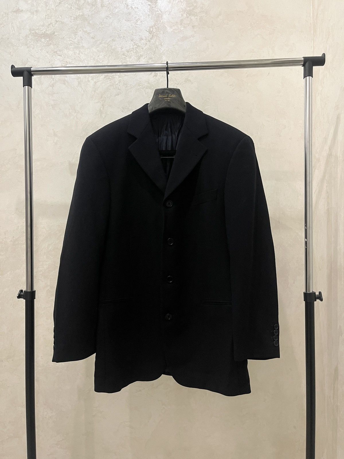 Hugo Boss 🔥Vintage Hugo boss blazer dark blue classic jacket Size 42L - 1 Thumbnail