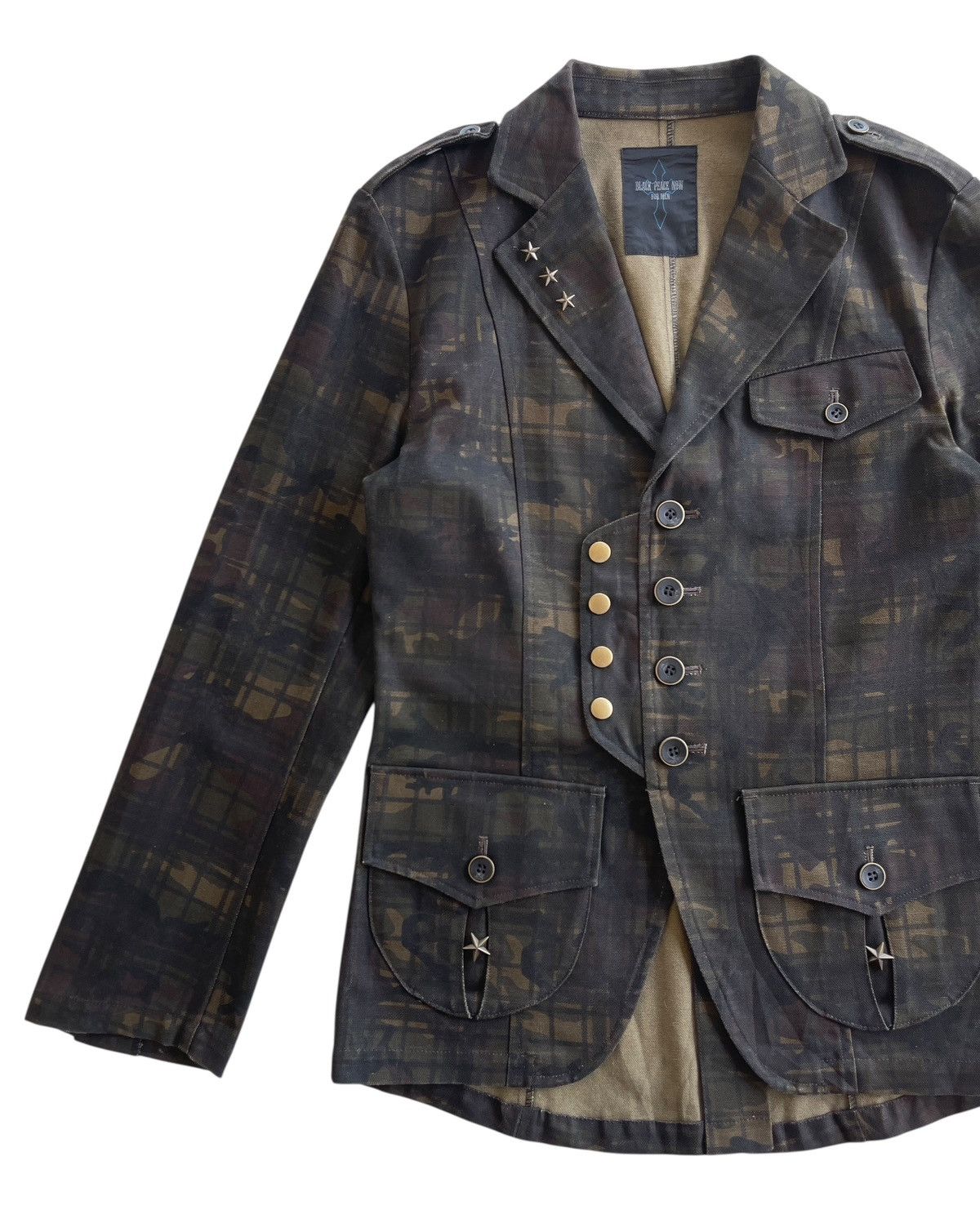 Japanese Brand Black Peace Now For Men Camouflag Chore Jacket Size US S / EU 44-46 / 1 - 10 Thumbnail