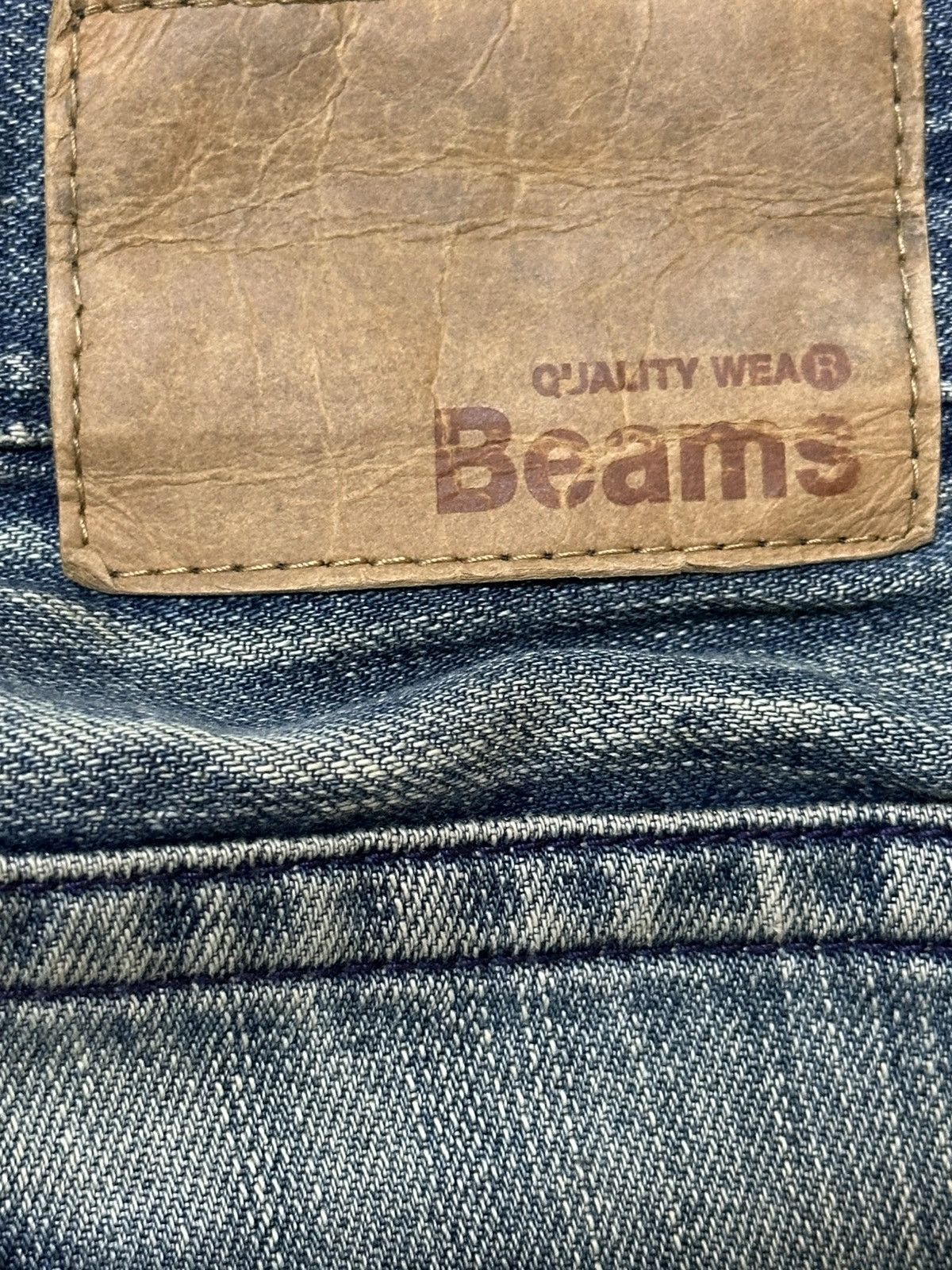 Beams Japan Vintage Japanese Beams Mud Wash Faded Style Jeans Size US 32 / EU 48 - 9 Thumbnail