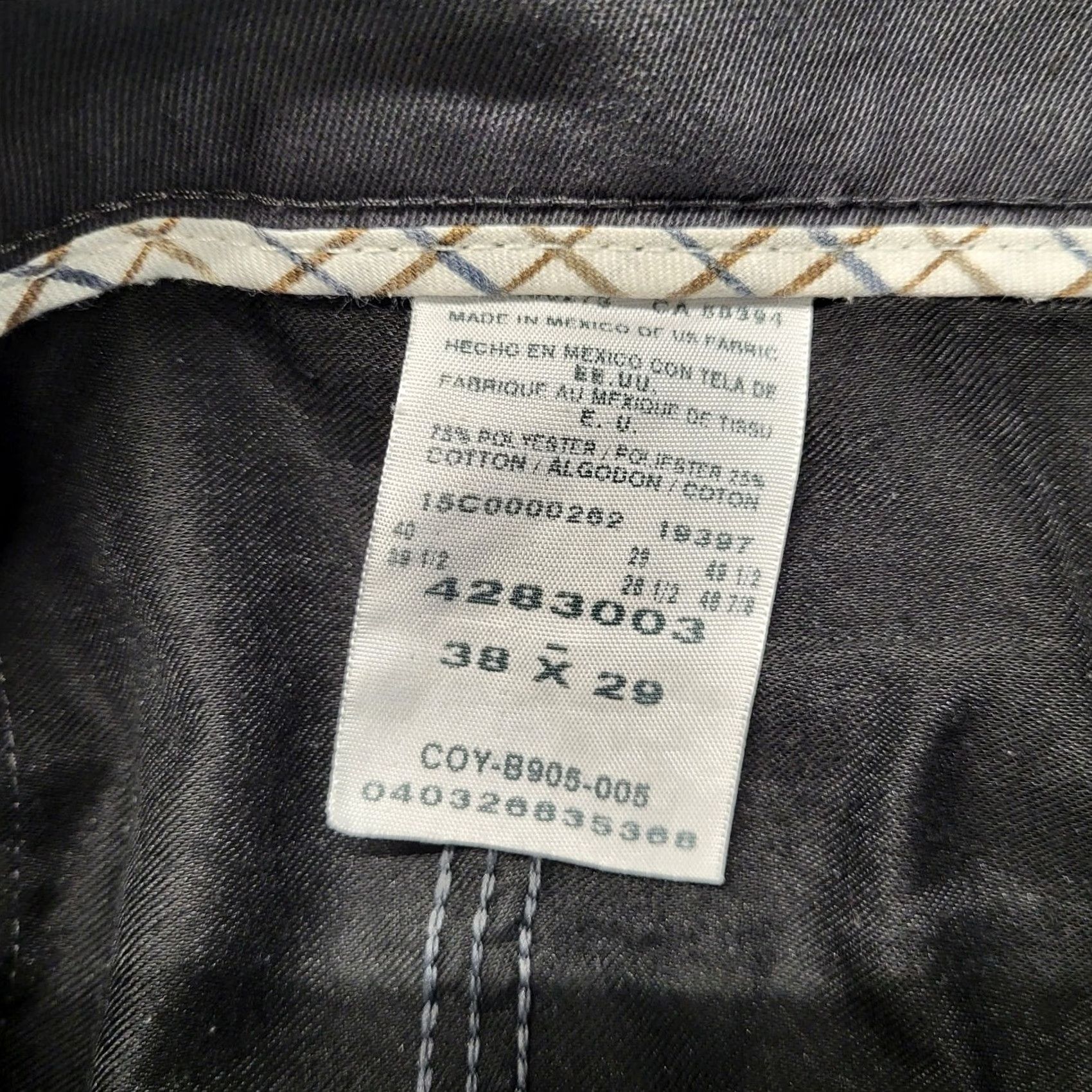 Lee Lee Total Freedom Straight Fit Chino Pants Men's 38x29 Grey Flat Front Relaxed Slim Straight Front Buy Now Size US 38 / EU 54 - 2 Thumbnail