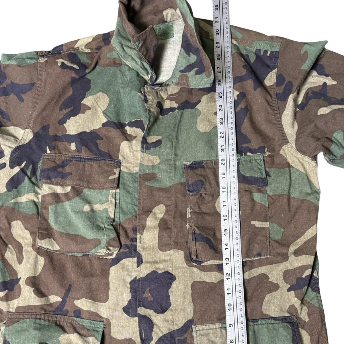 Other Vintage 80s Woodland Camo Combat Coat Military Men's Med L Size US M / EU 48-50 / 2 - 8 Thumbnail