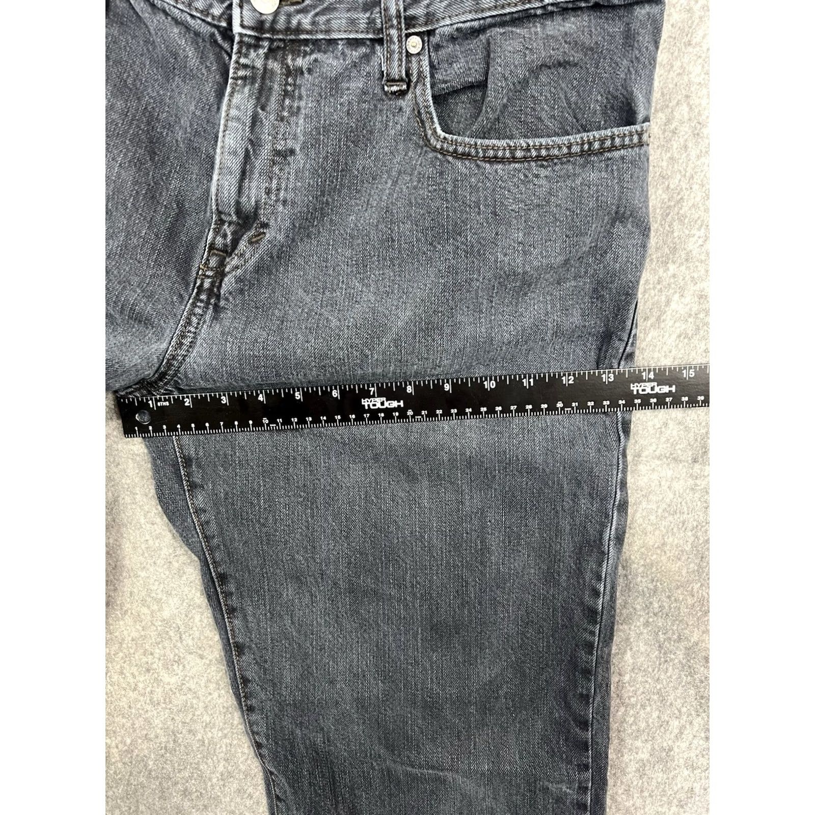 Old Navy Old Navy Famous Jeans Men's Faded Black Denim Straight Leg Casual Size 38x34 Size US 38 / EU 54 - 3 Thumbnail