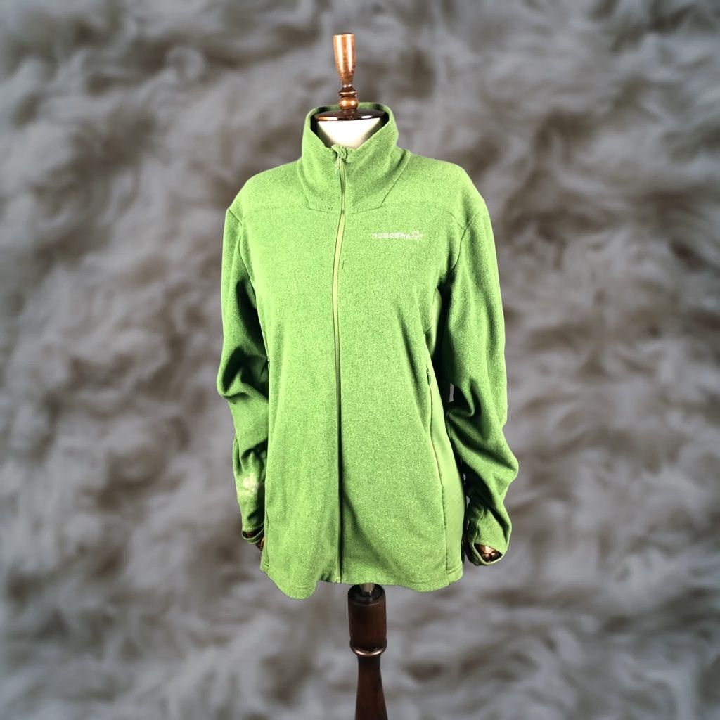 Vintage Norrona Full Zip Jacket Polyester Green Women L Jacket Size L / US 10 / IT 46 - 1 Thumbnail