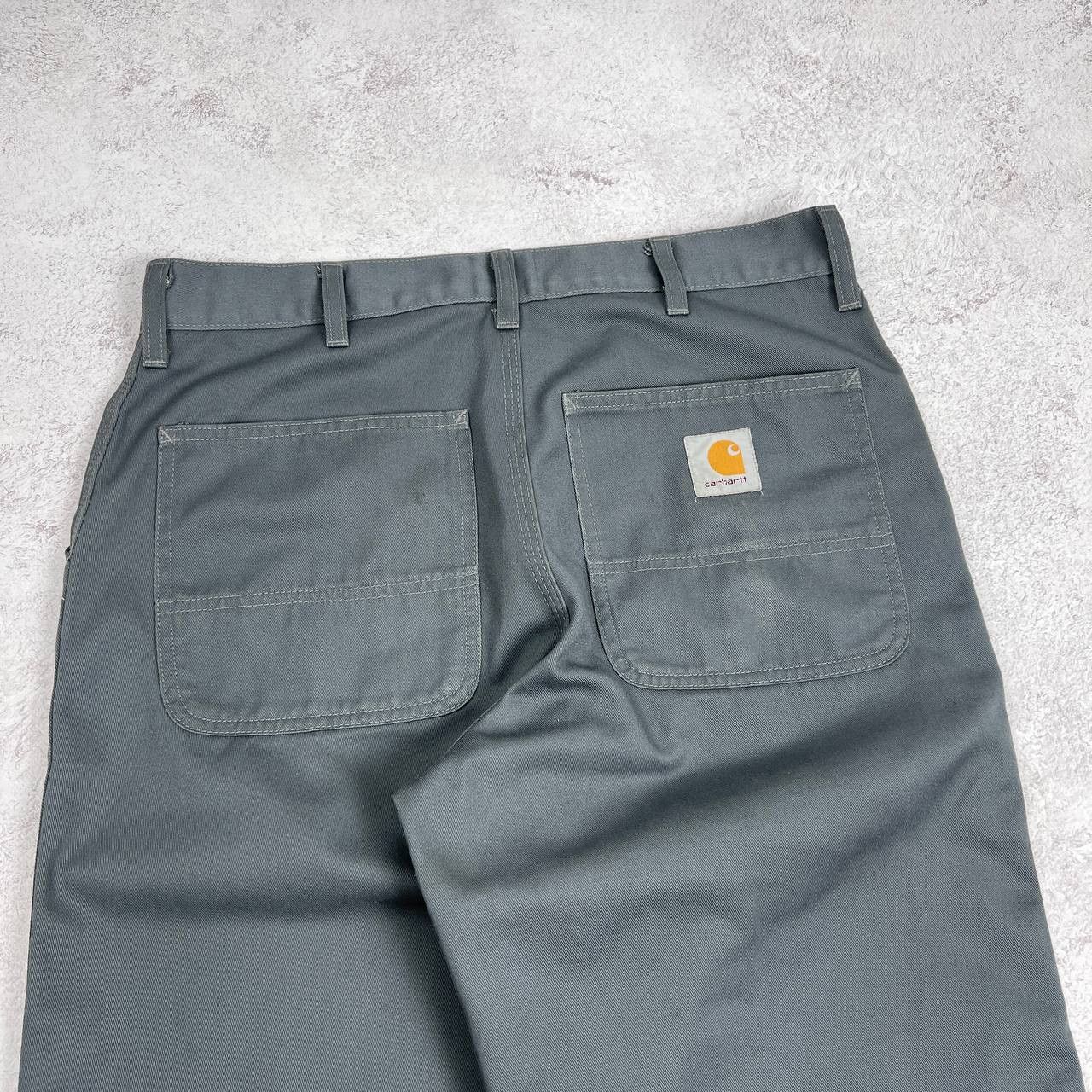 Carhartt Vintage Carhartt Charcoal Grey Carpenter Pants Workwear Size US 34 / EU 50 - 10 Thumbnail