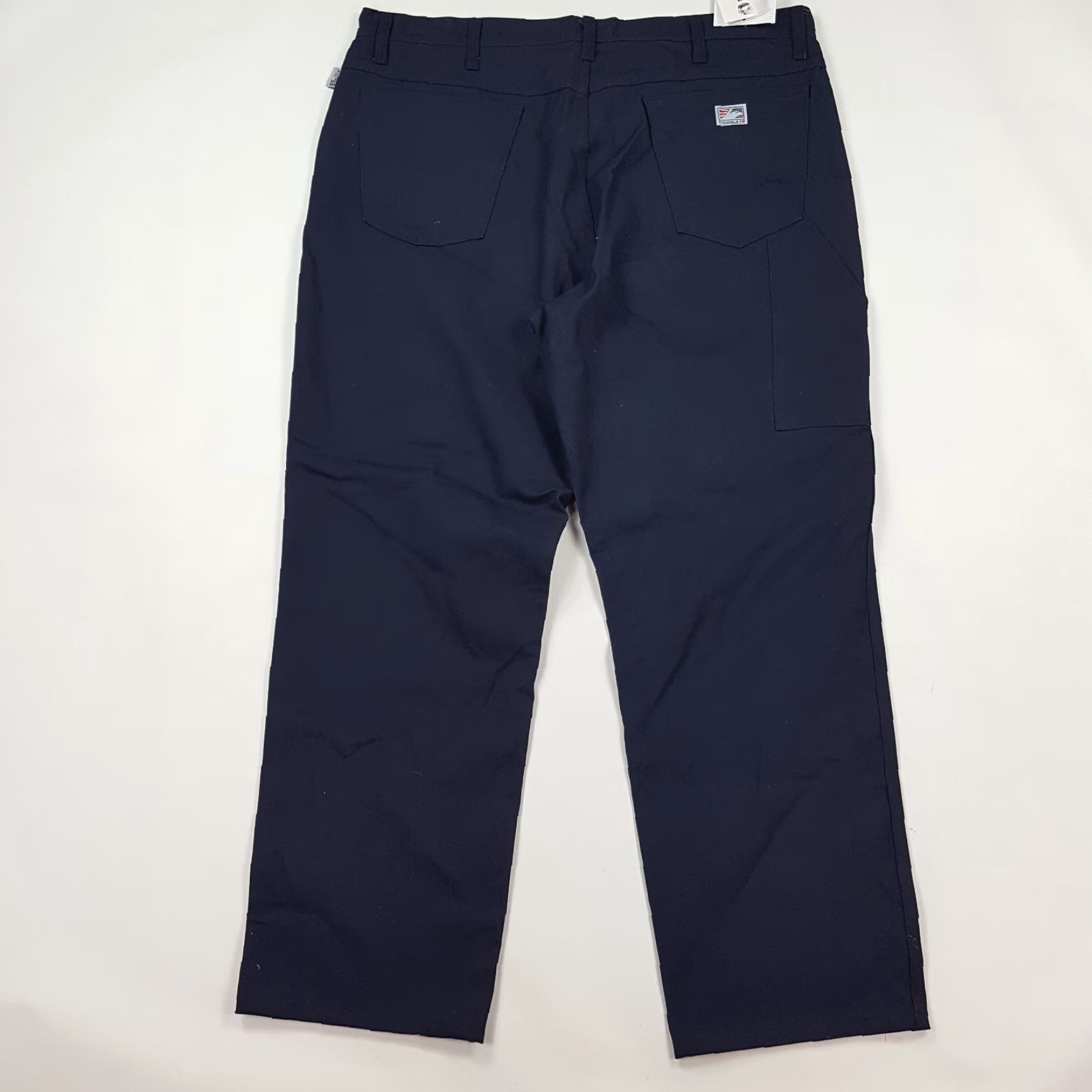 Vintage Tyndale Arc Rated Flame Resistant Mens Pants 42x32 Straight Leg Jeans Workwear Blue 2112 Size US 42 / EU 58 - 7 Thumbnail