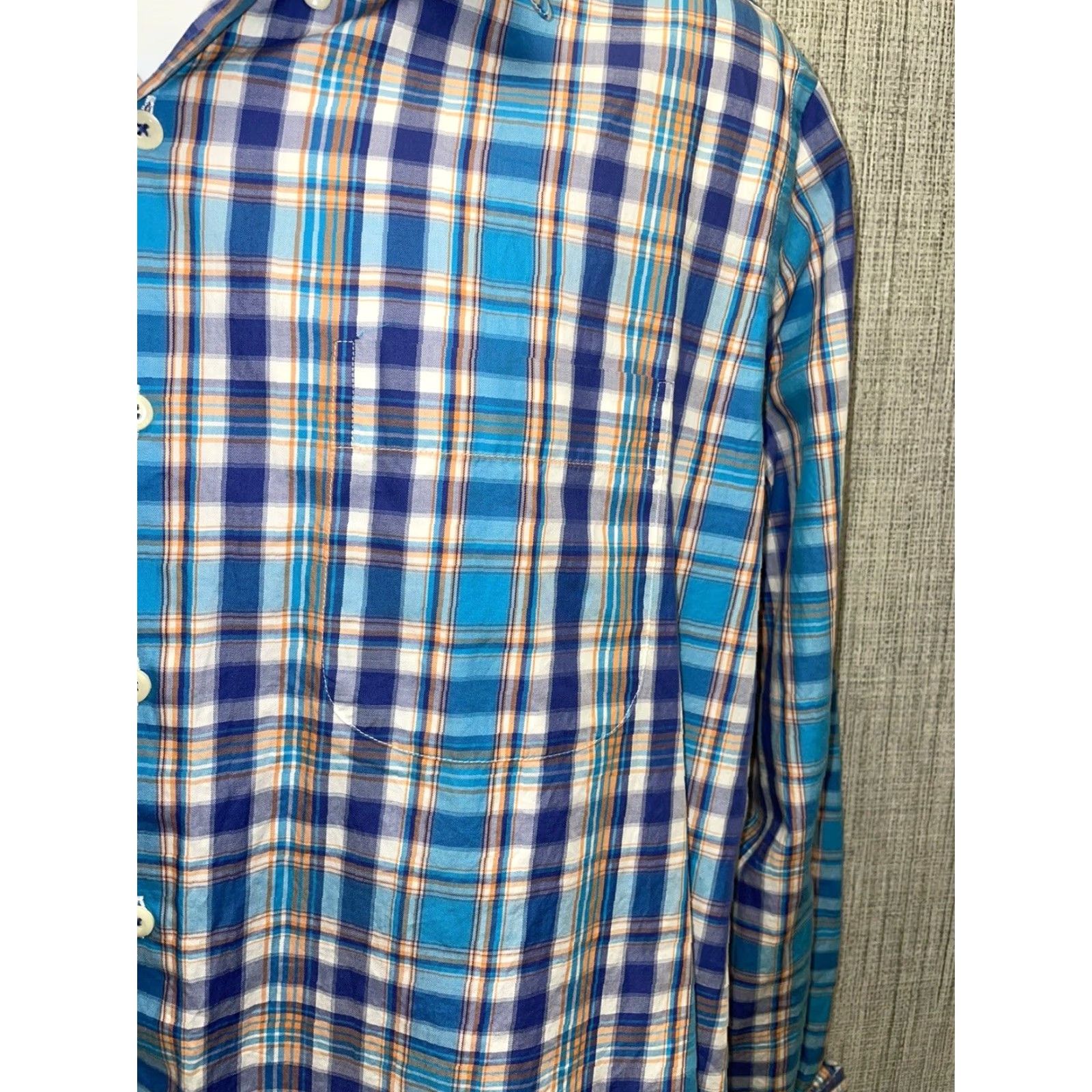 Peter Millar Peter Millar Button-Down Shirt Men L Plaid 100% Cotton Multicolor Long Sleeve Regular Size Shirt Mens L Colorful Size US L / EU 52-54 / 3 - 3 Thumbnail