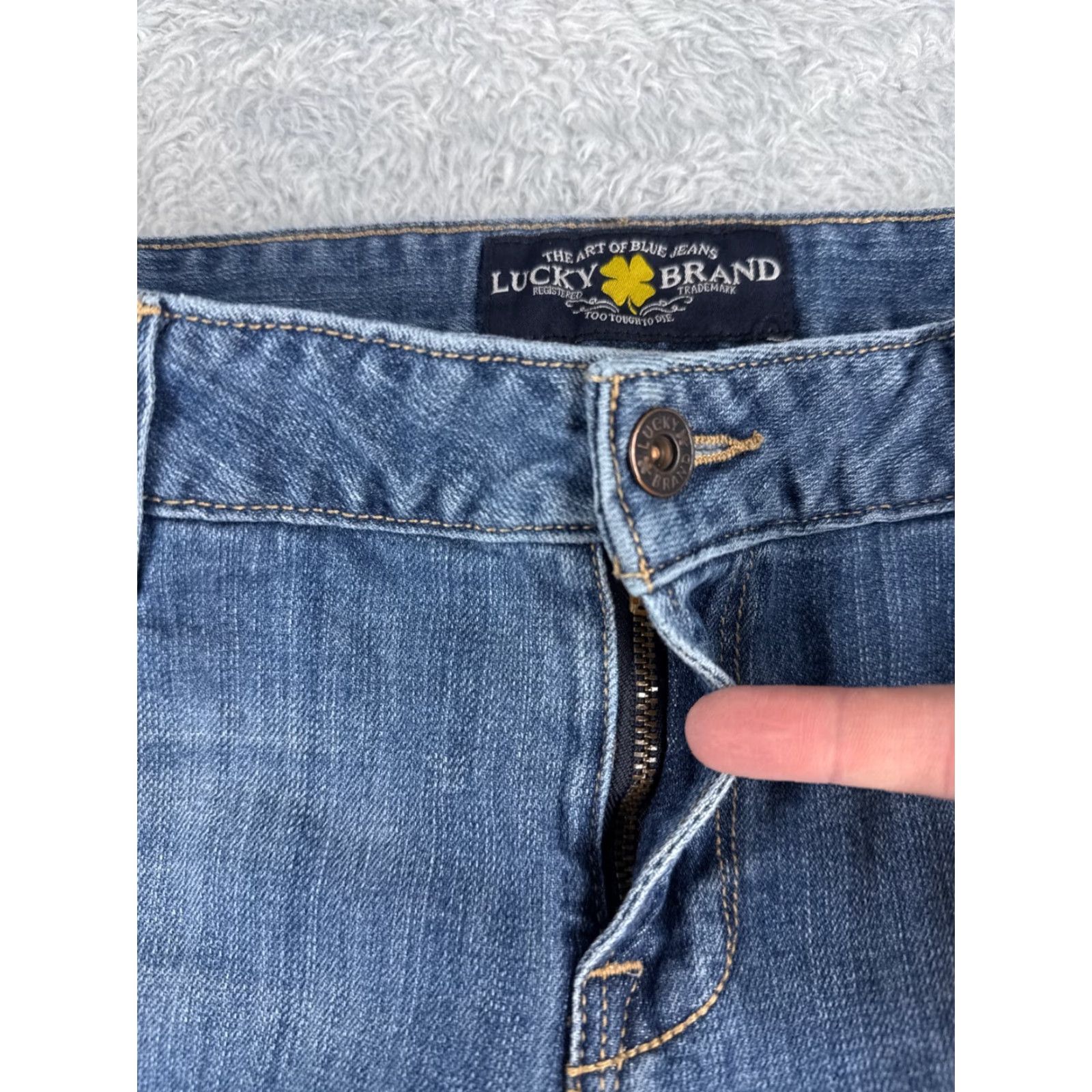 Lucky Brand Lucky Brand Jeans Women 14 Blue Denim Bootcut Mid Rise Cotton Blend 32x30 Vintage USA 5-Pocket Mens? Size 36" / US 14 / IT 50 - 5 Thumbnail