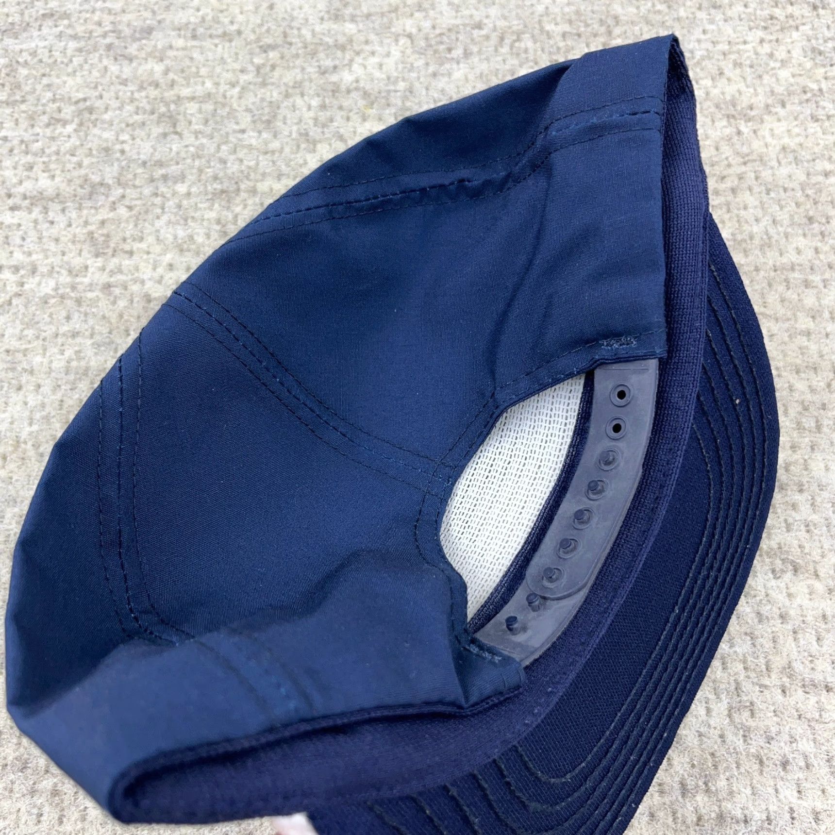 Coal VINTAGE Coal Mining Trucker Hat Cap Snapback 90s USA Rope Laurel Mountain Mine Hat Mens Trucker Hat Adjustable Blue Cotton Polyester Twill one size Size ONE SIZE - 6 Thumbnail