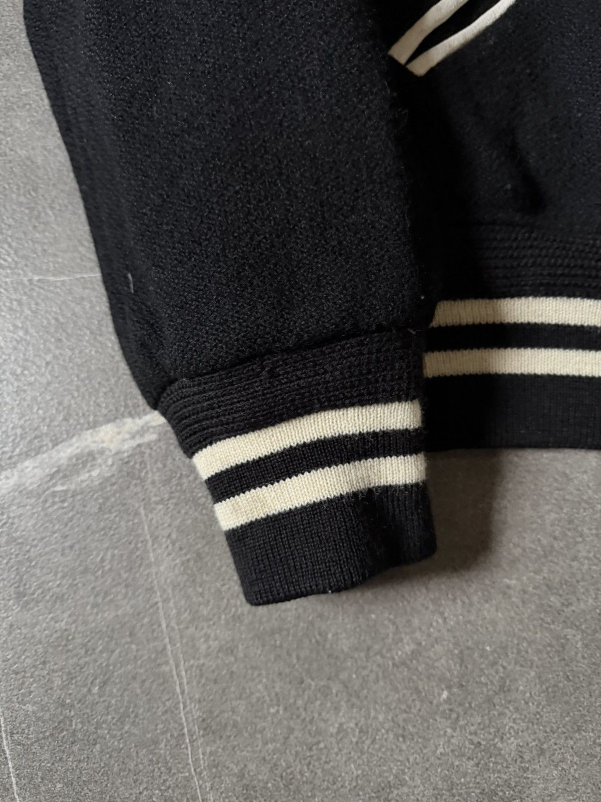 Saint Laurent Paris Saint Laurent Black Wool Teddy Jacket Size US M / EU 48-50 / 2 - 7 Thumbnail