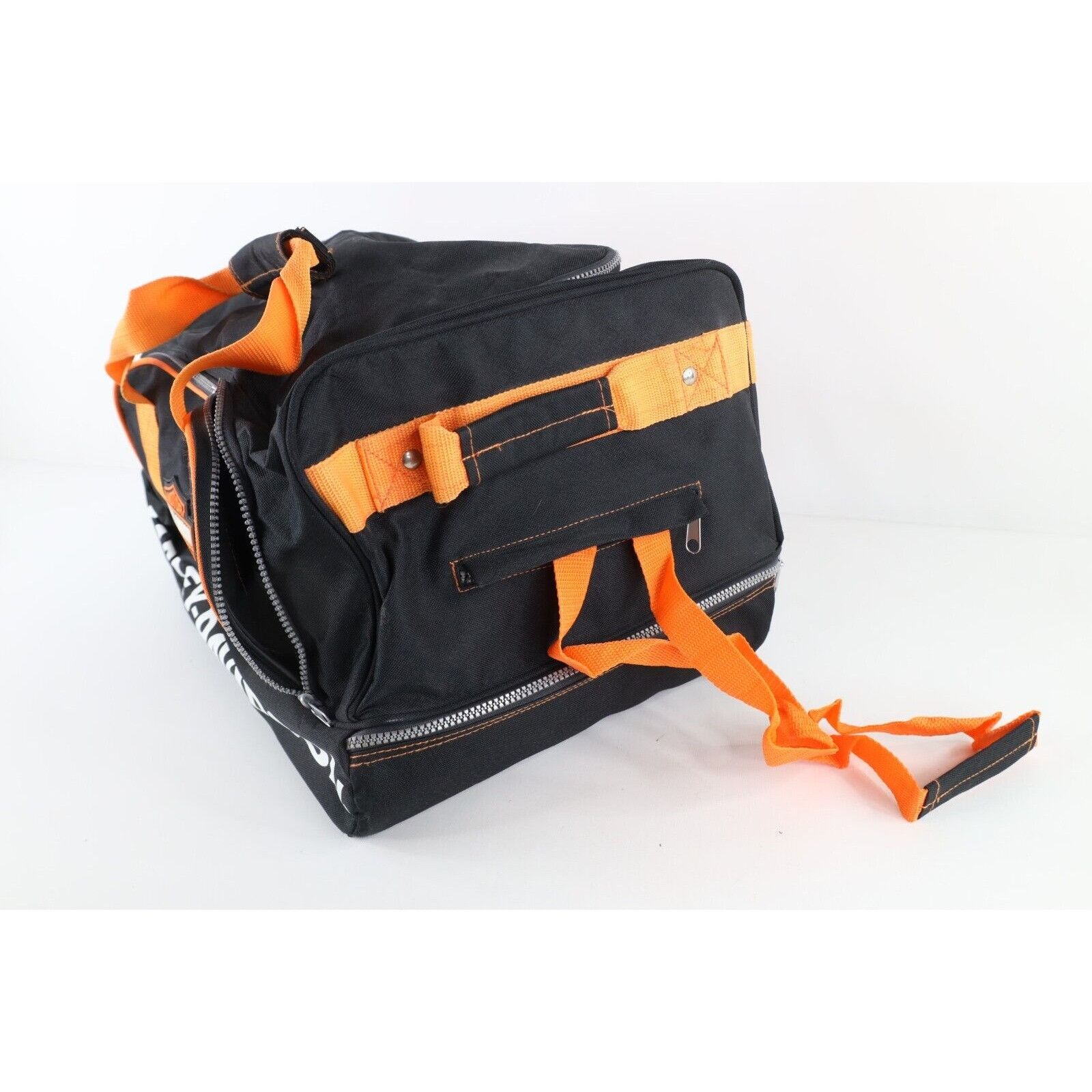 Harley Davidson × Vintage Vintage 90s Distressed Spell Out Harley Davidson Duffel Bag Size ONE SIZE - 3 Thumbnail