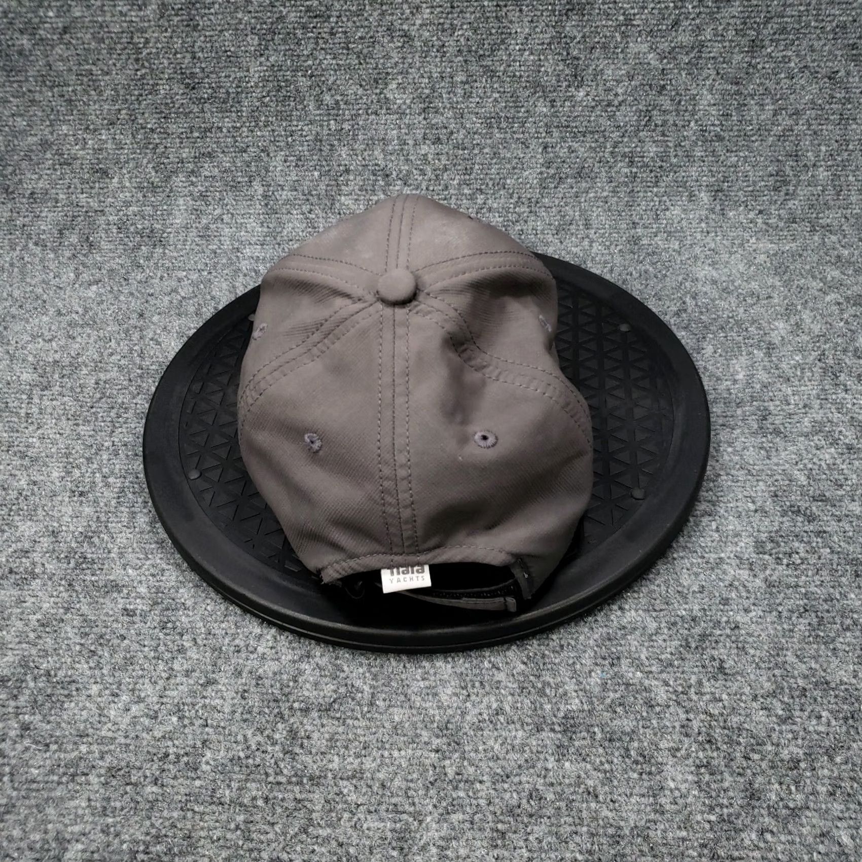 Vintage Tiara Yachts EX60 Cap Men's Adjustable Gray Strap American Made Size ONE SIZE - 3 Thumbnail