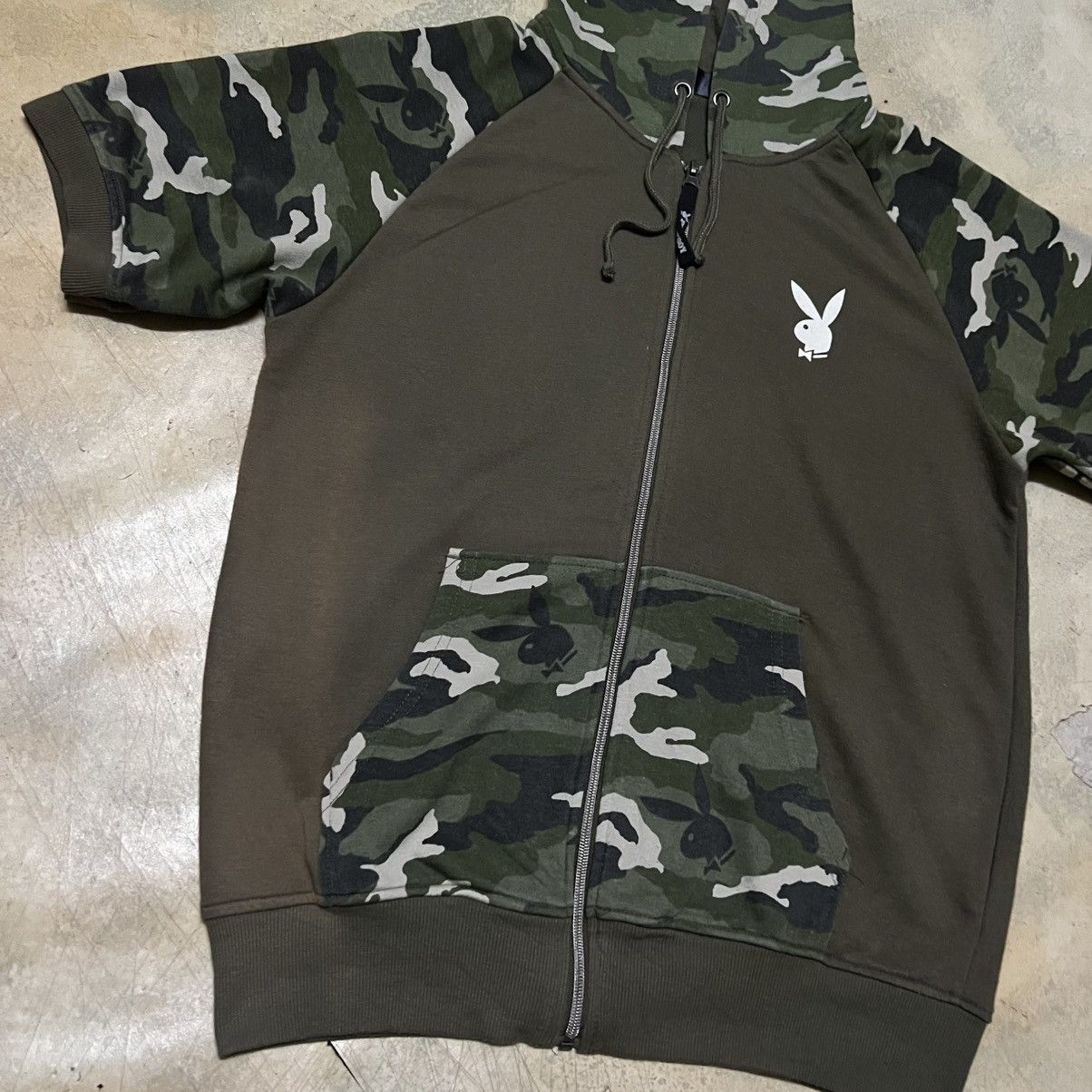Playboy Playboy Zipper Hoodie Big Logo Camo Style Size US L / EU 52-54 / 3 - 7 Thumbnail