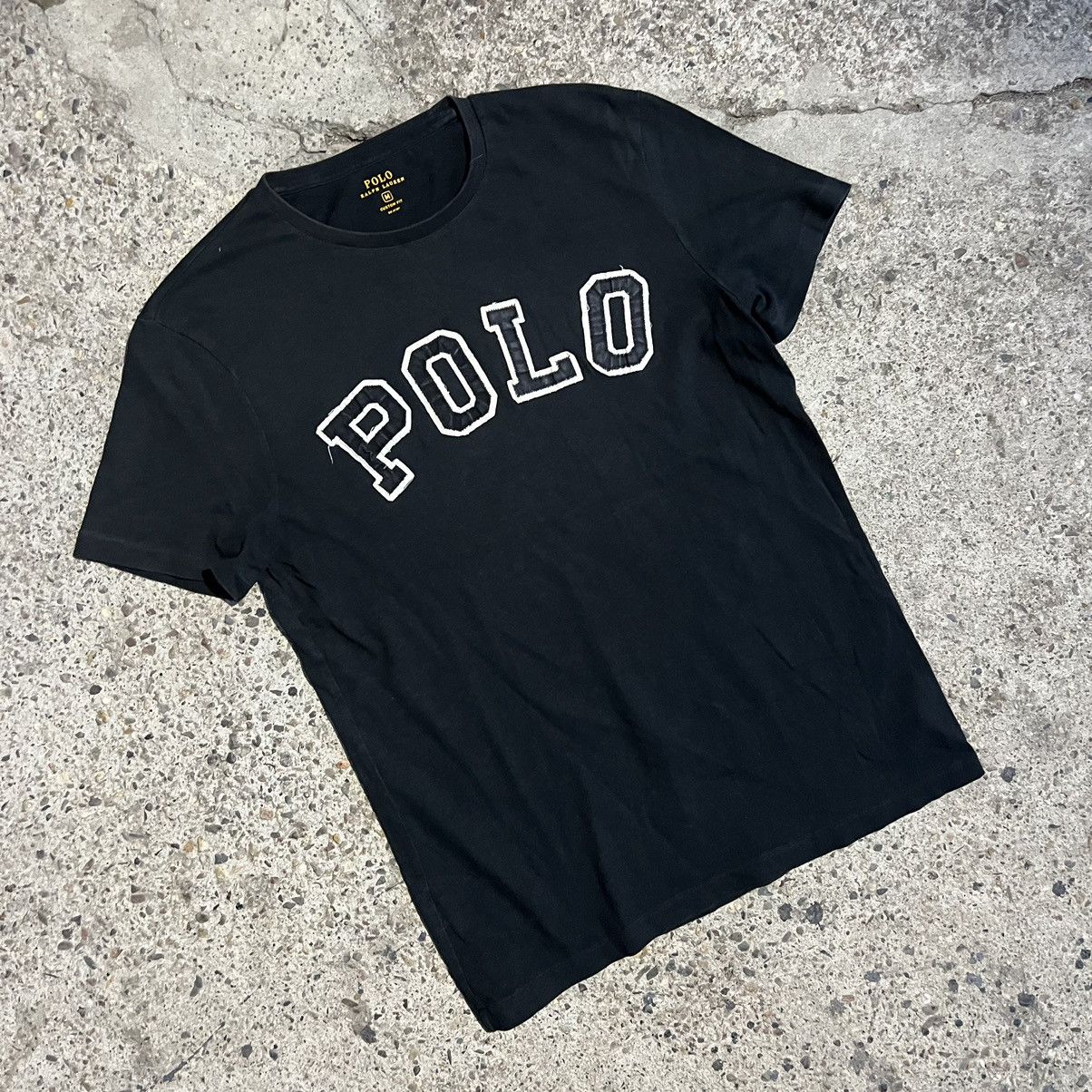 Ralph Lauren × Vintage Vintage 90s Polo Sport Ralph Lauren Block Letter T-Shirt Size US M / EU 48-50 / 2 - 2 Thumbnail