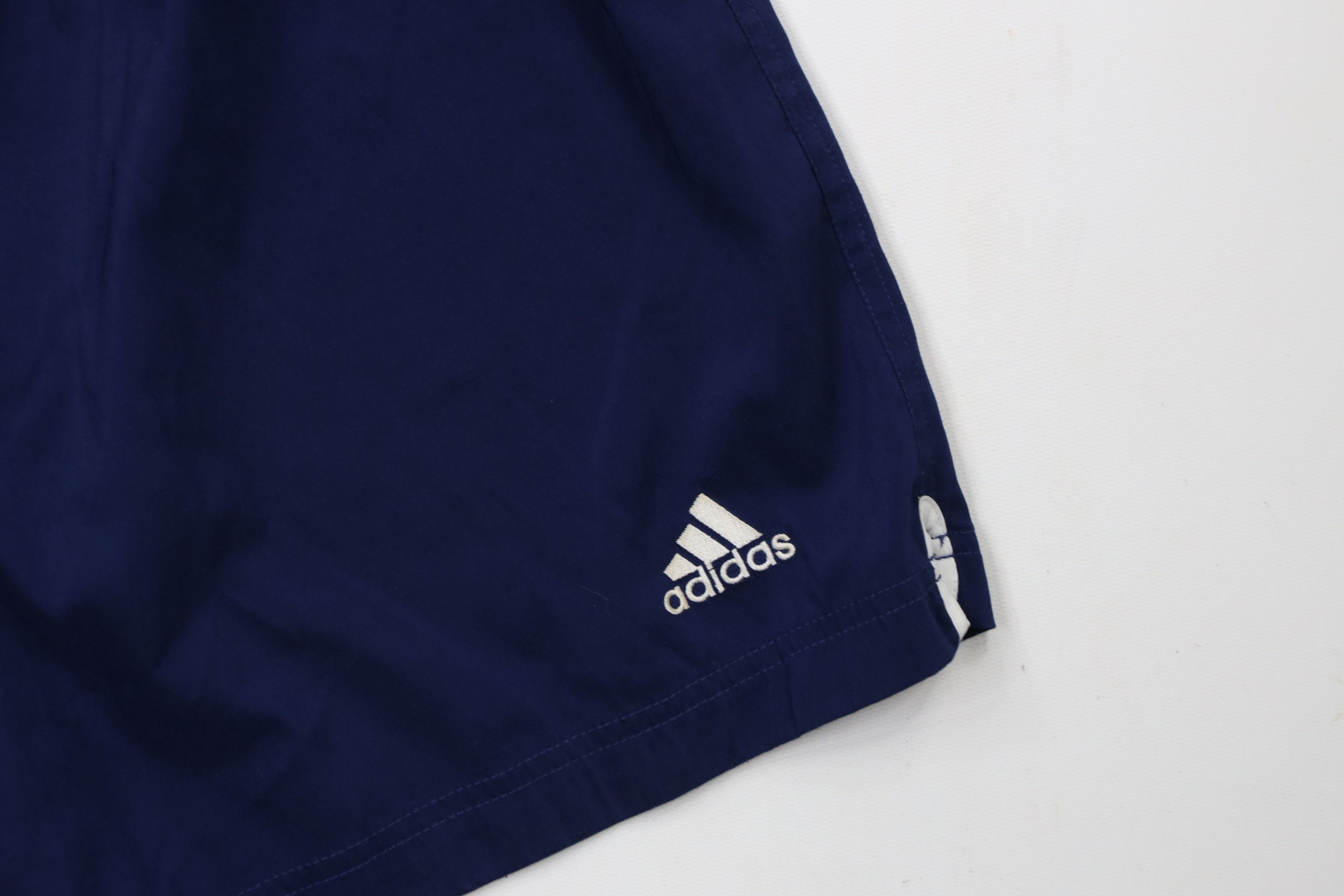 Adidas × Vintage Vintage 90s Adidas Running Jogging Soccer Shorts Blue Size US 32 / EU 48 - 5 Thumbnail