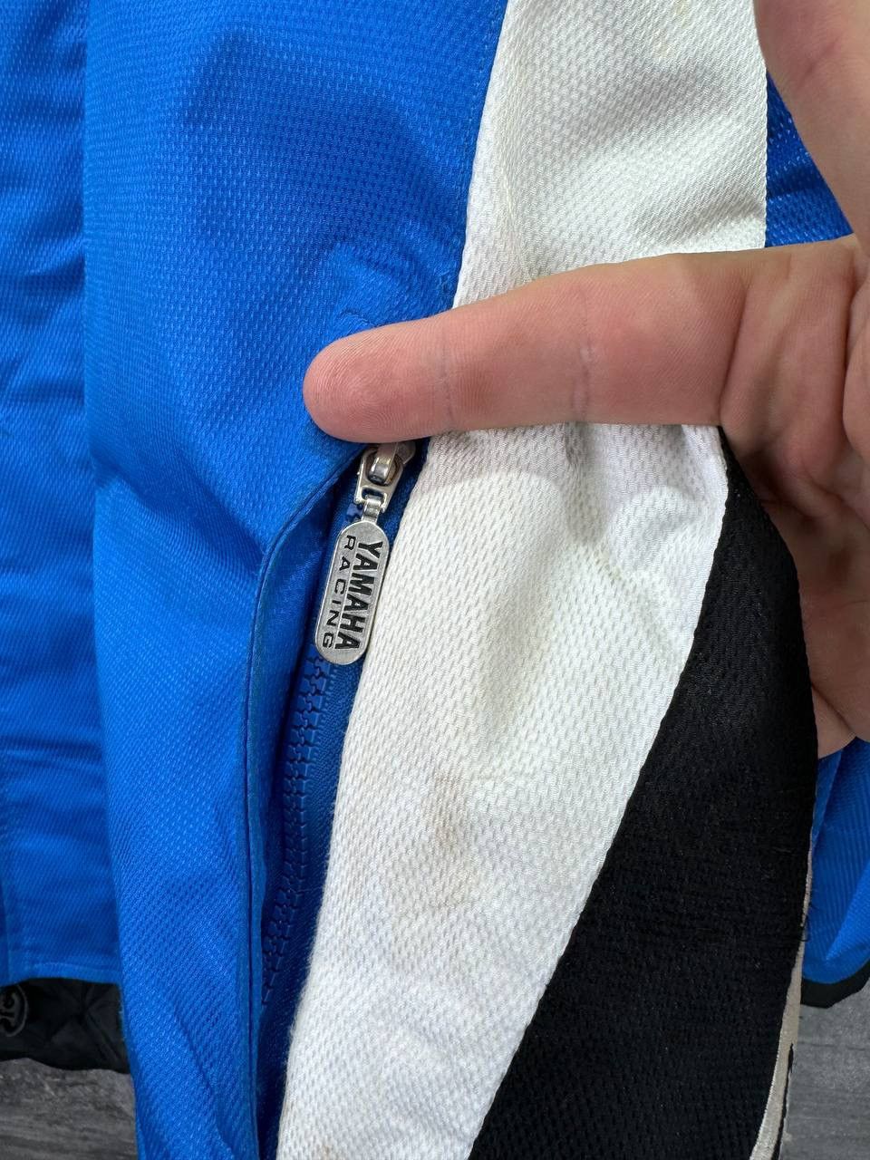 Yamaha Yamaha Rob Mac Racing R1 Mens Full Zip Jacket Blue Nylon Size US XL / EU 56 / 4 - 7 Thumbnail