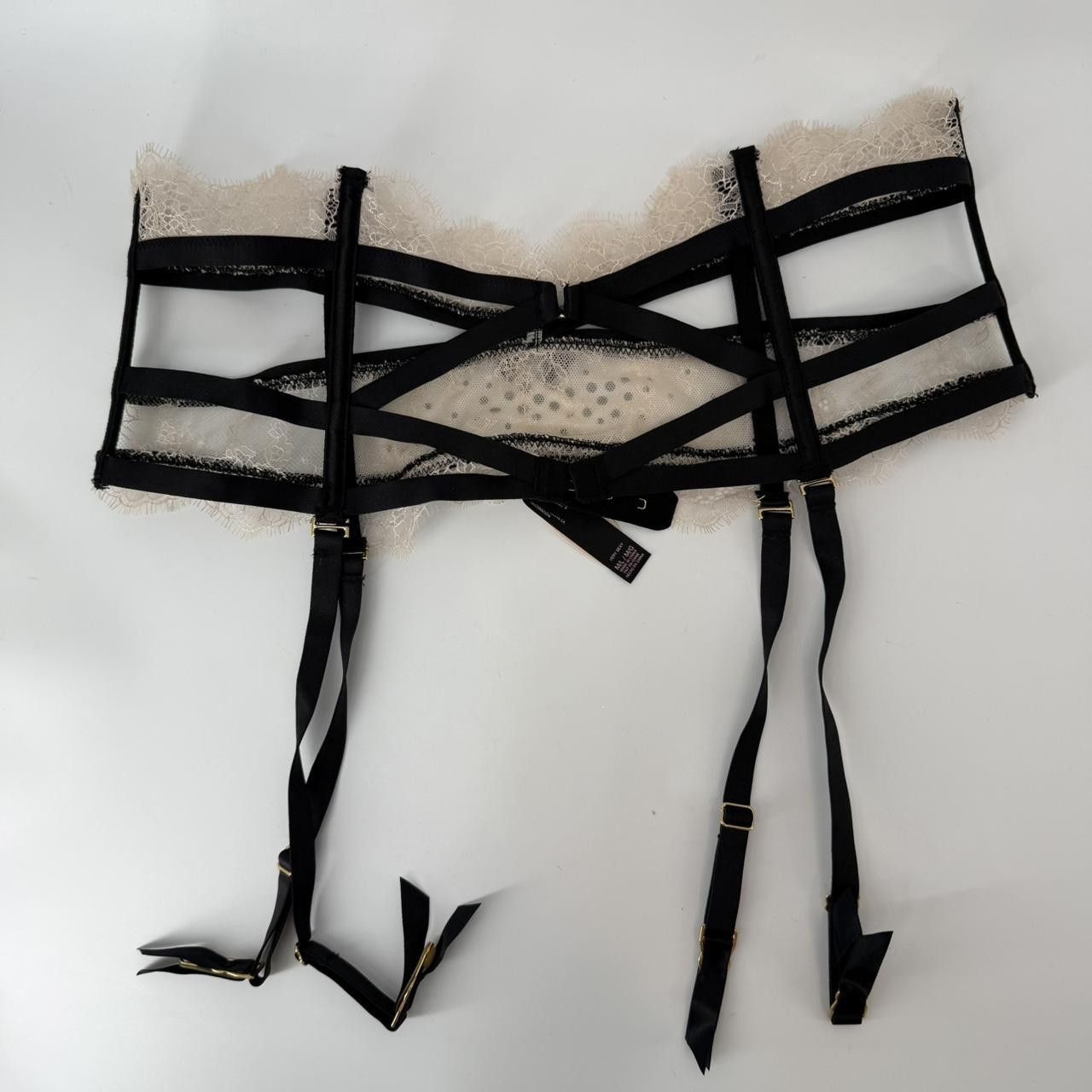 Victoria's Secret Victoria's Secret Very Sexy Garter Belt Black M/L NWT Size ONE SIZE - 2 Thumbnail