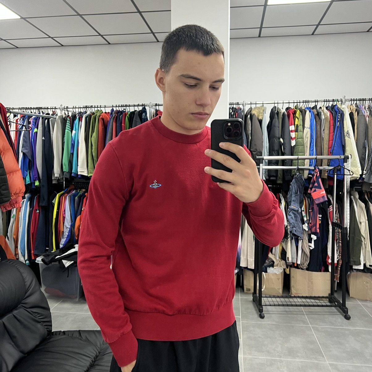 Vivienne Westwood Vivienne Westwood Man Sweatshirt Pullover Red Size M Size US M / EU 48-50 / 2 - 2 Thumbnail