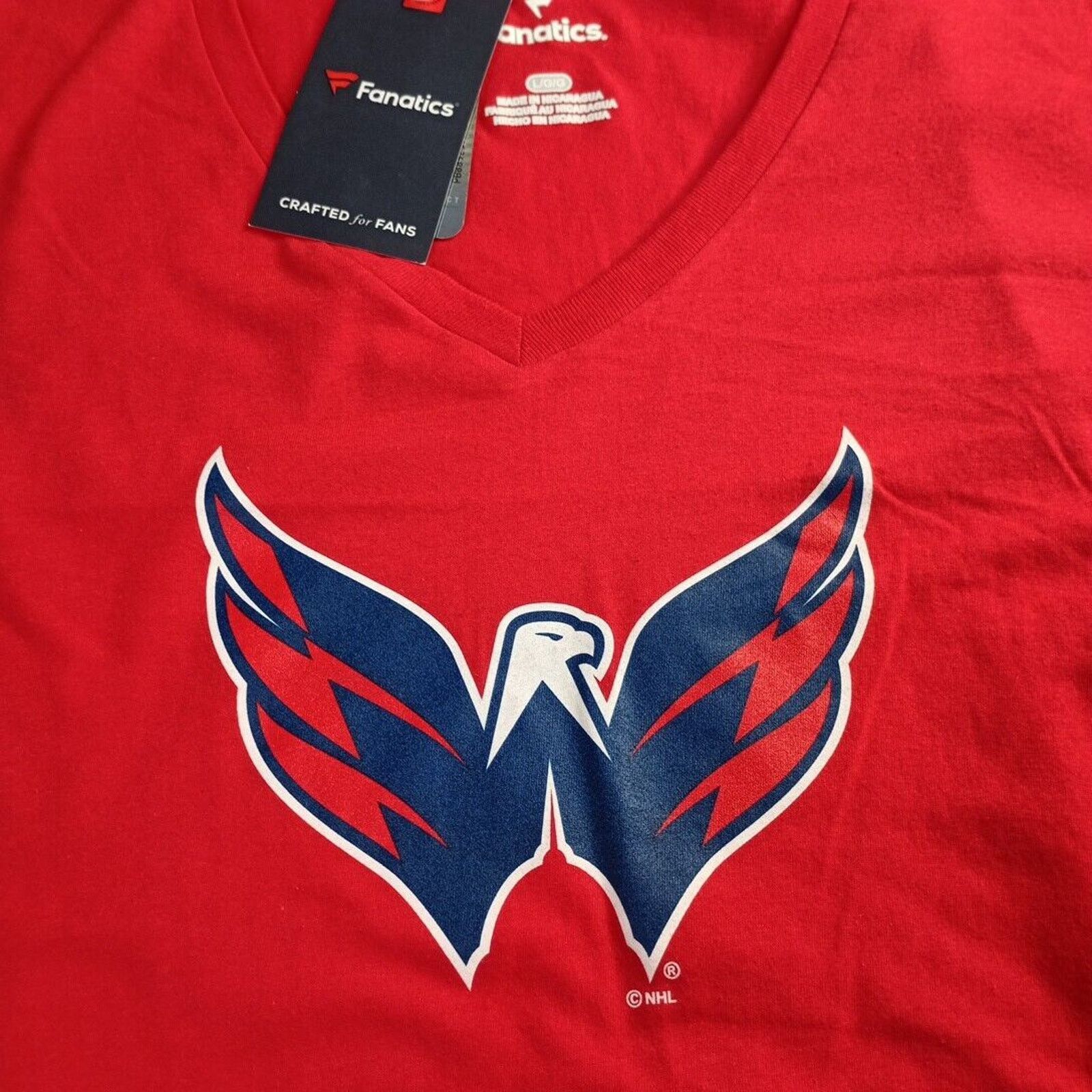& Other Stories Washington Capitals T-shirt Women's L Large Fanatics Red Size L / US 10 / IT 46 - 2 Thumbnail