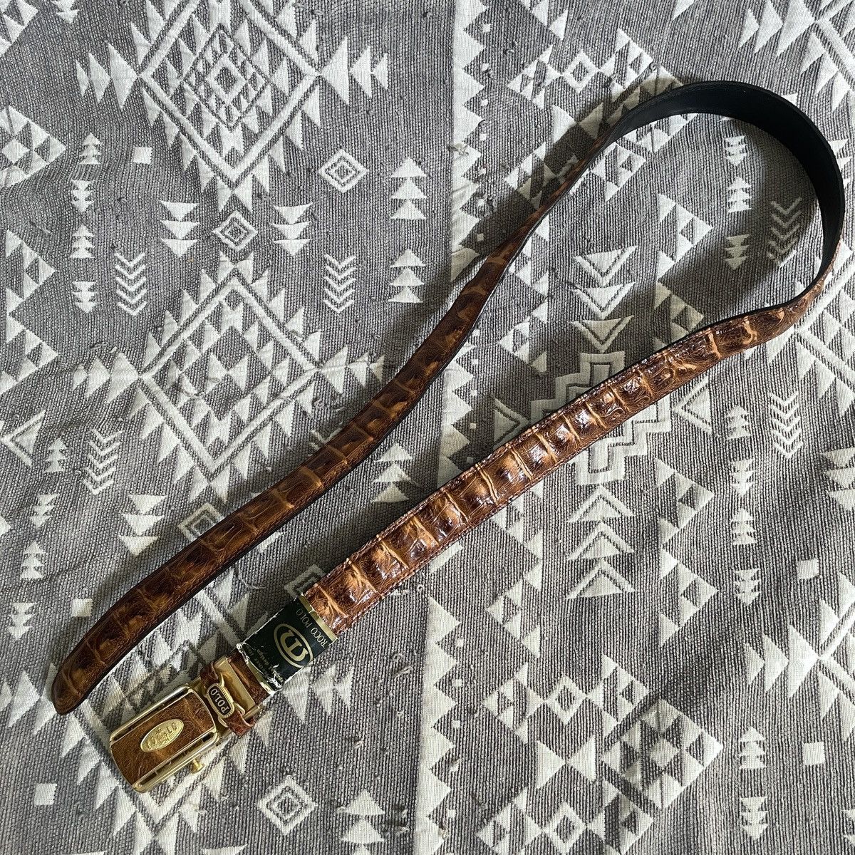 If Six Was Nine 🔥LAST DROP🔥Vintage Y2k polo aligator leather belts Size ONE SIZE - 6 Thumbnail