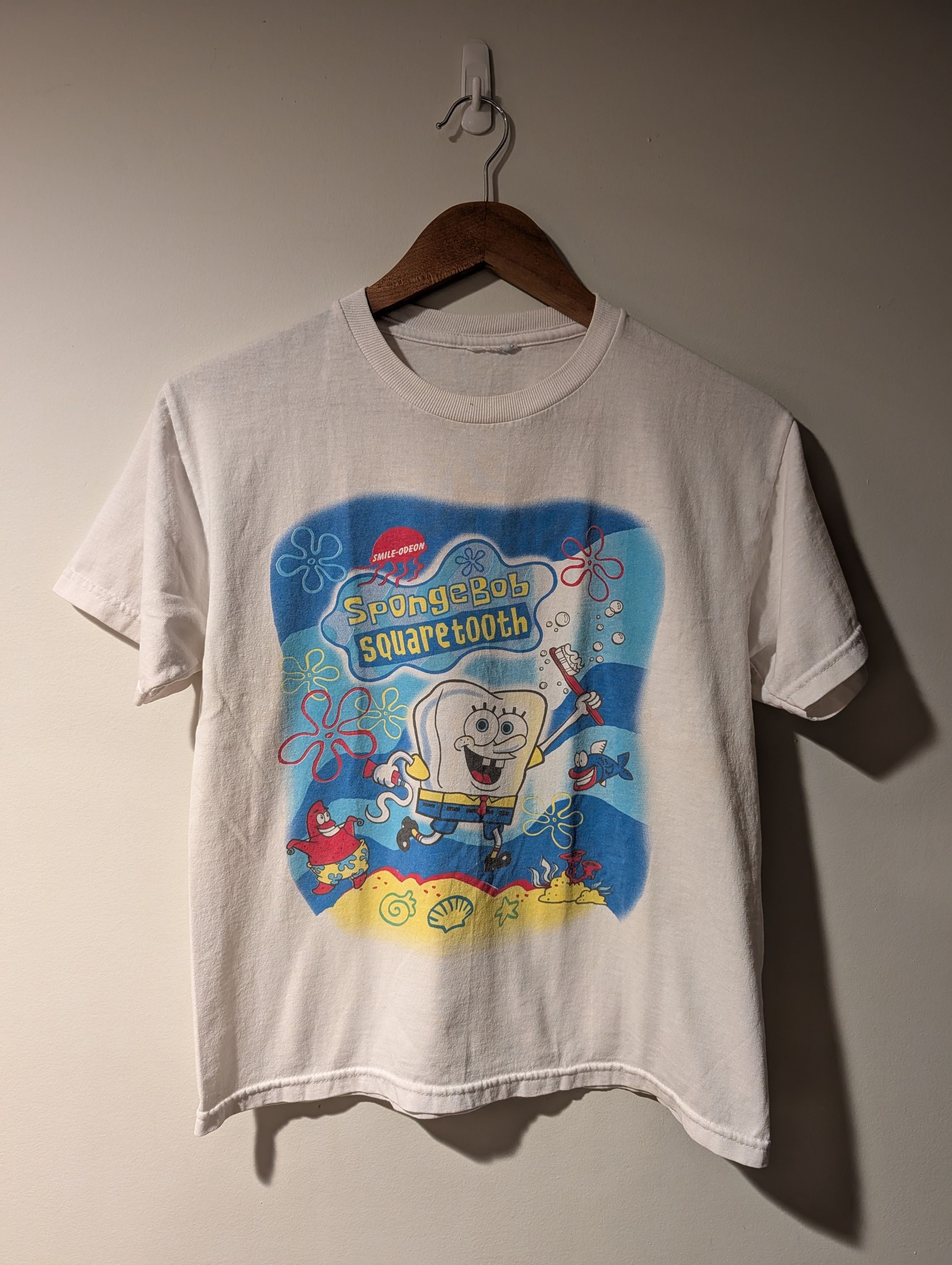 Nickelodeon Vintage Y2K Spongebob Squarepants YOUTH Medium T-Shirt Size US M / EU 48-50 / 2 - 1 Thumbnail