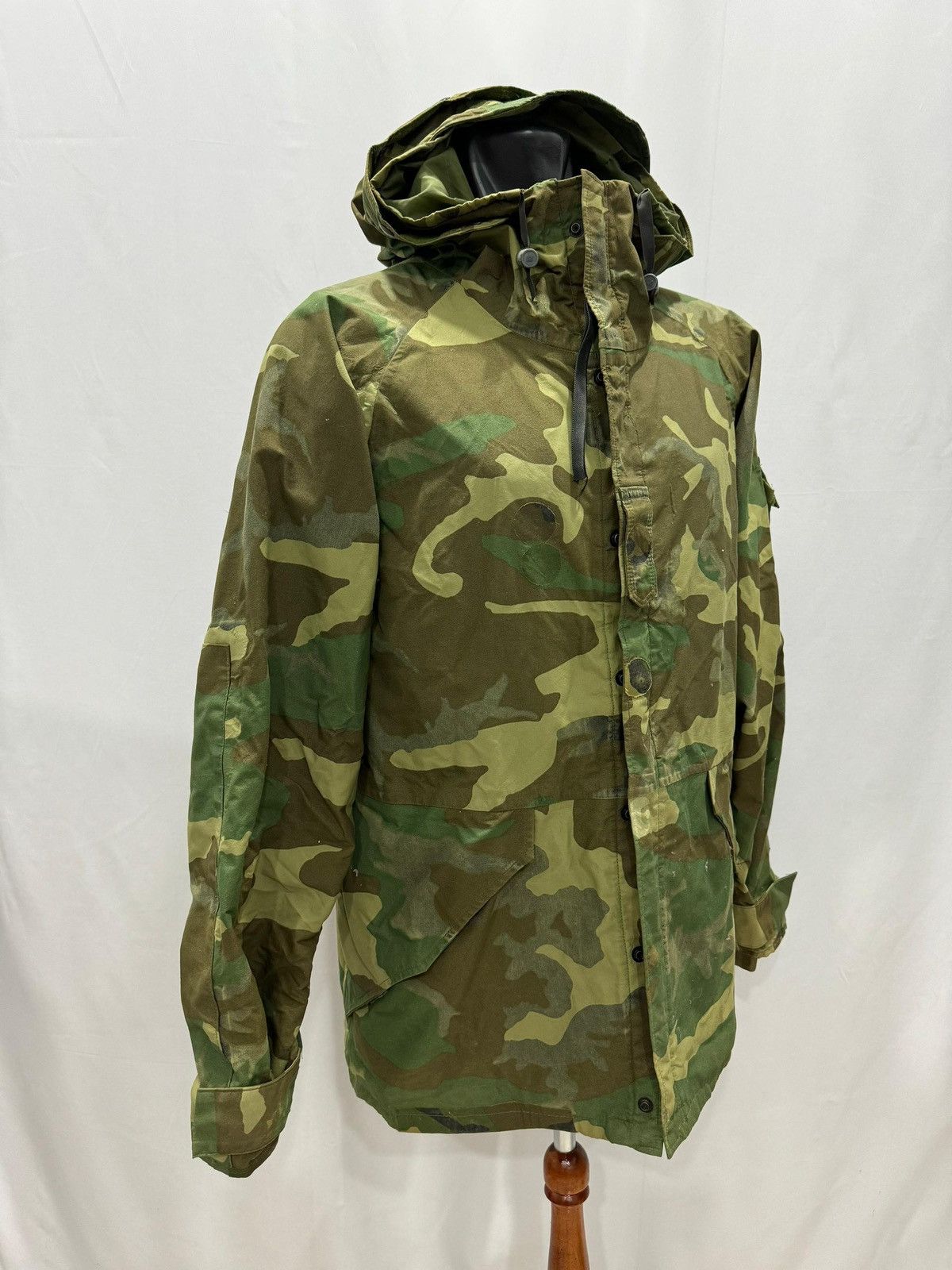 If Six Was Nine Vintage 90s Army Camo Jacket Hoddies Size US L / EU 52-54 / 3 - 4 Thumbnail