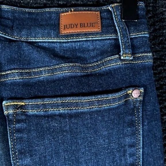 Vintage Judy Blue Skinny Jeans Womens 25 Dark Wash Denim JB82253DK High Rise Size 42" / US 20 - 5 Thumbnail