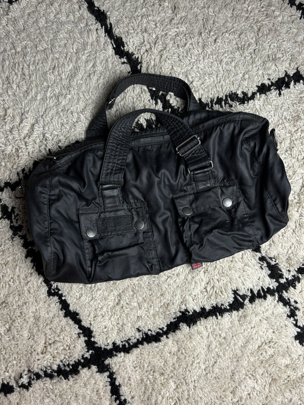 Belstaff Belstaff Archival Nylon Leather Shoulder Bag Size ONE SIZE - 1 Thumbnail