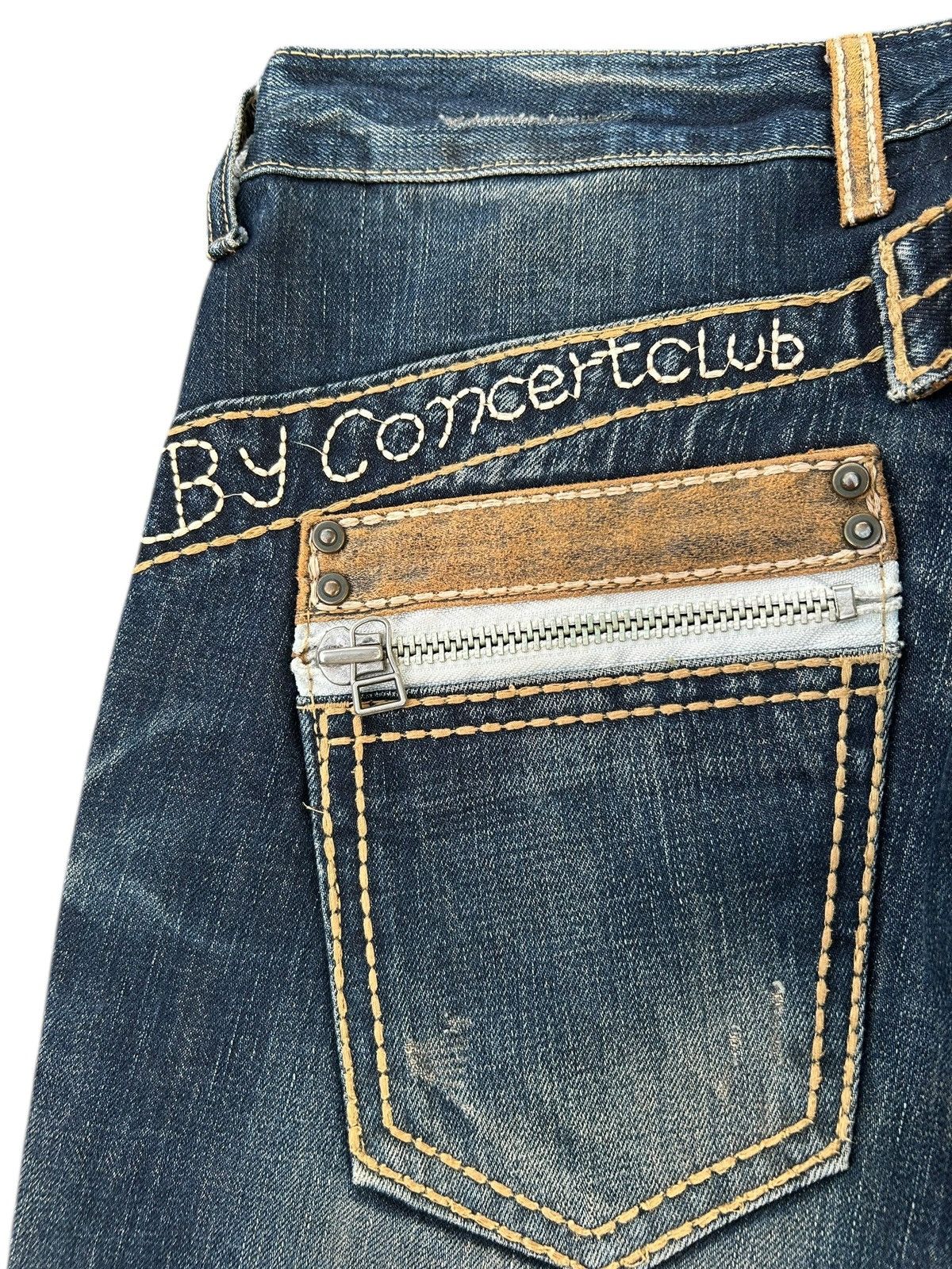Kapital Buckle Back Lolita Distressed Denim Jeans Size US 34 / EU 50 - 12 Thumbnail