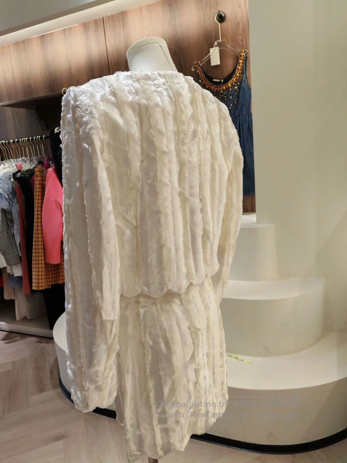 Other Diana Vevina White Velvet Set. Size 31" - 5 Thumbnail