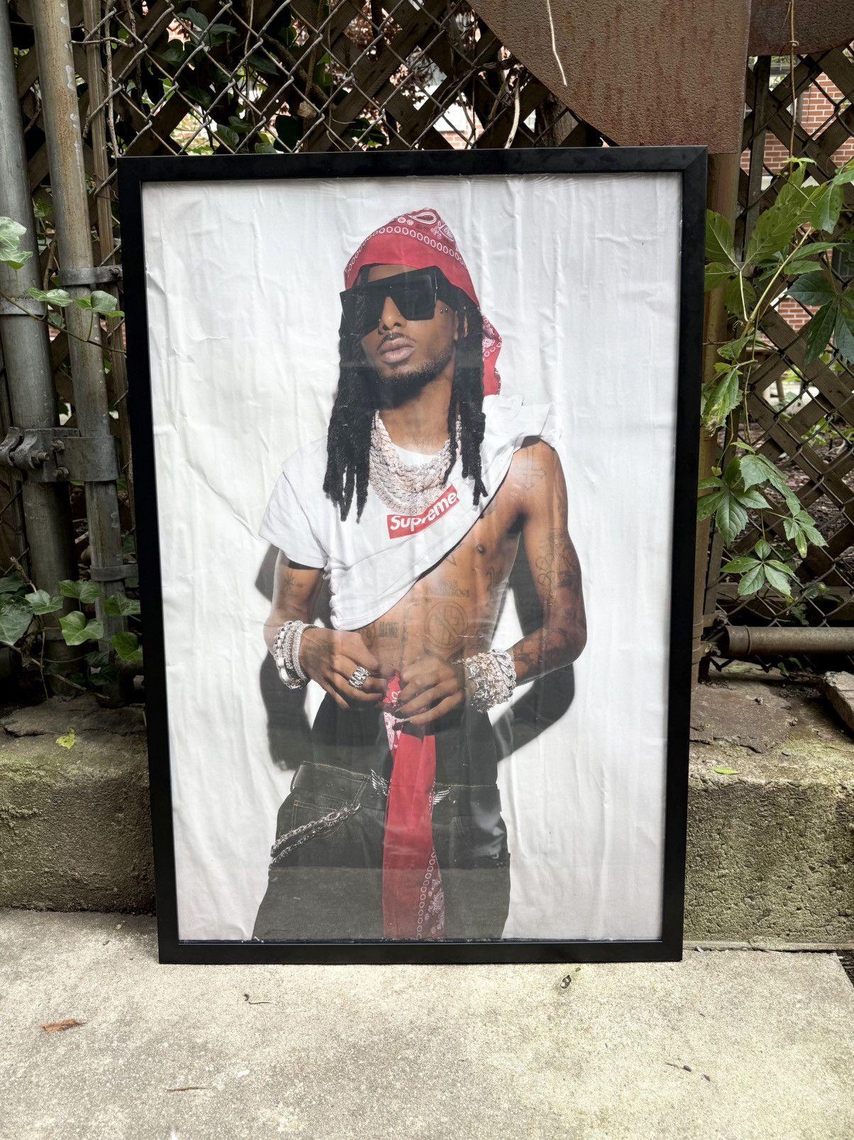 Pre-owned Supreme Playboi Carti Promotional Poster In Multi