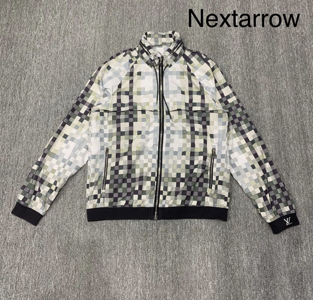 Louis Vuitton Camouflage checkerboard assault suit jacket