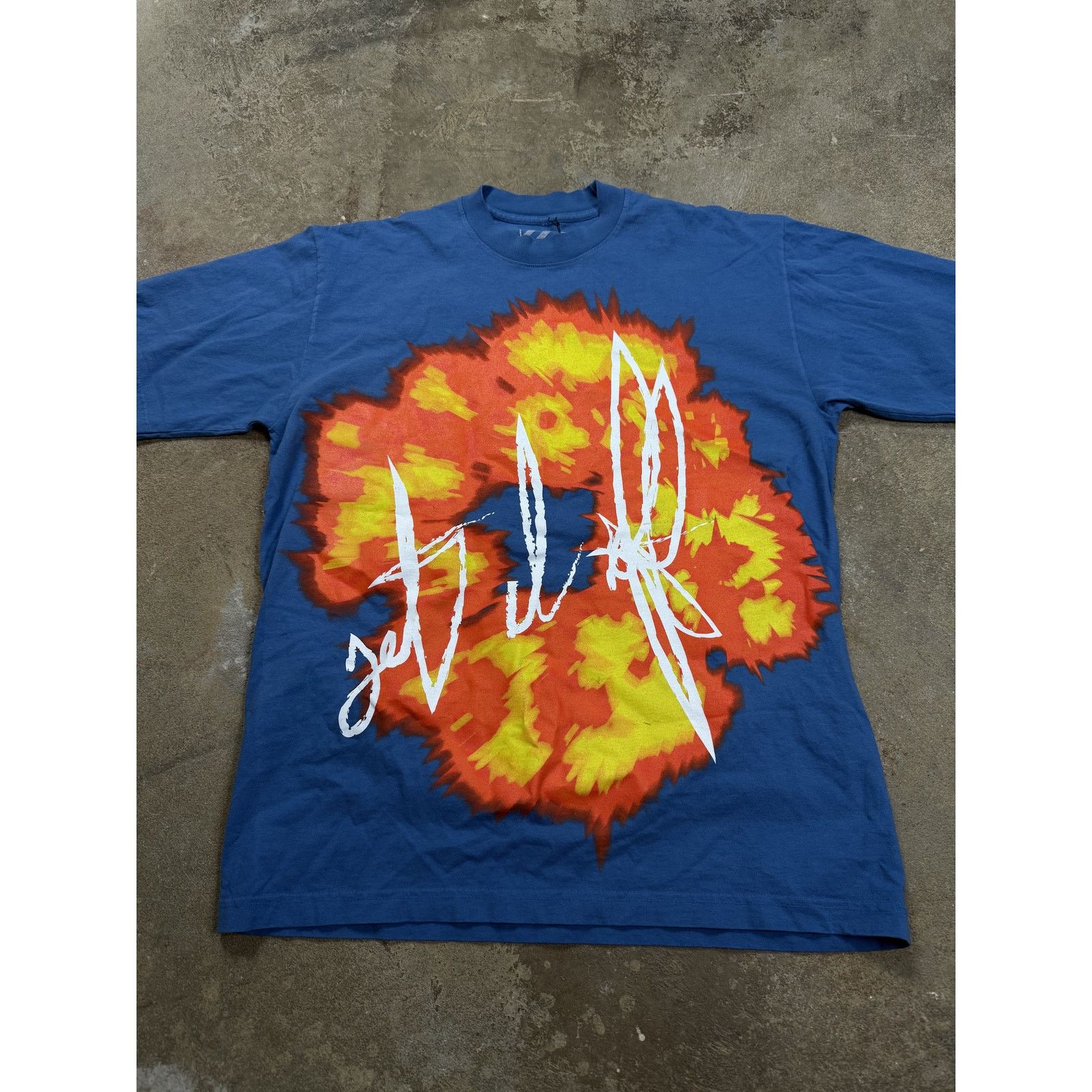 DENIM TEARS Denim Tears Offset Tee Blue New Medium Size US M / EU 48-50 / 2 - 2 Thumbnail