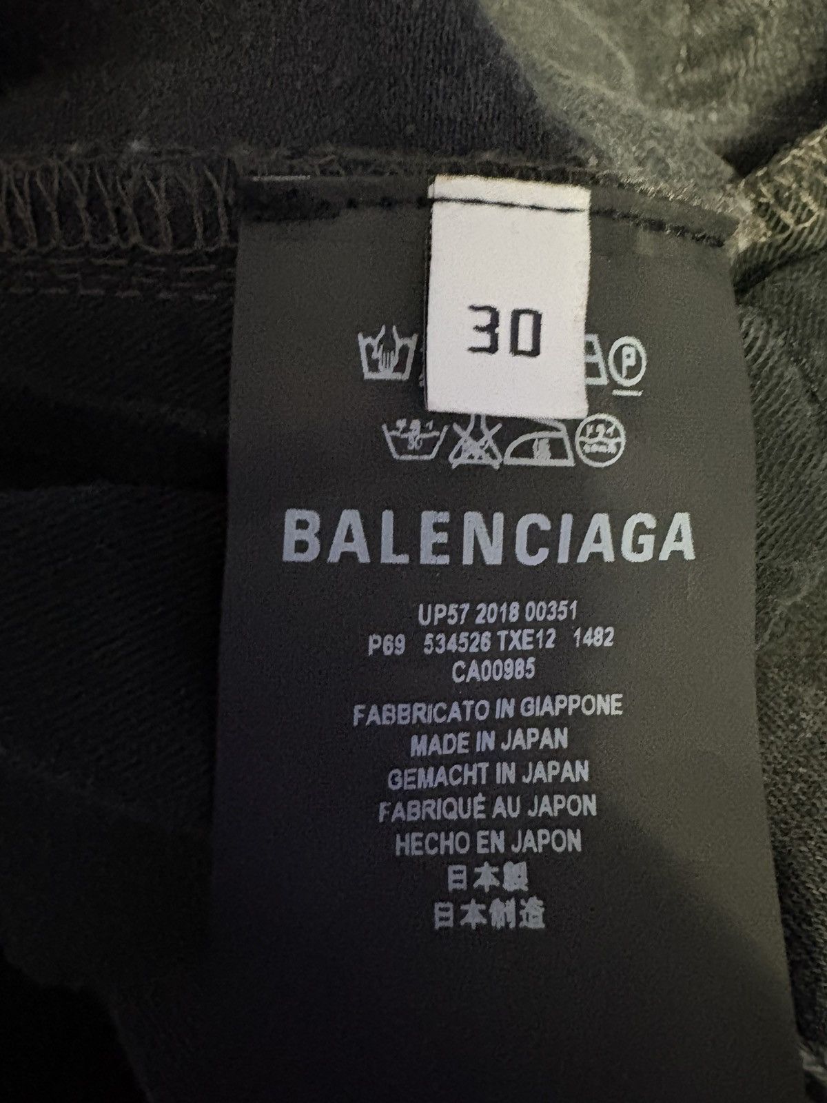 Balenciaga Balenciaga light waxed denim Size US 30 / EU 46 - 7 Thumbnail