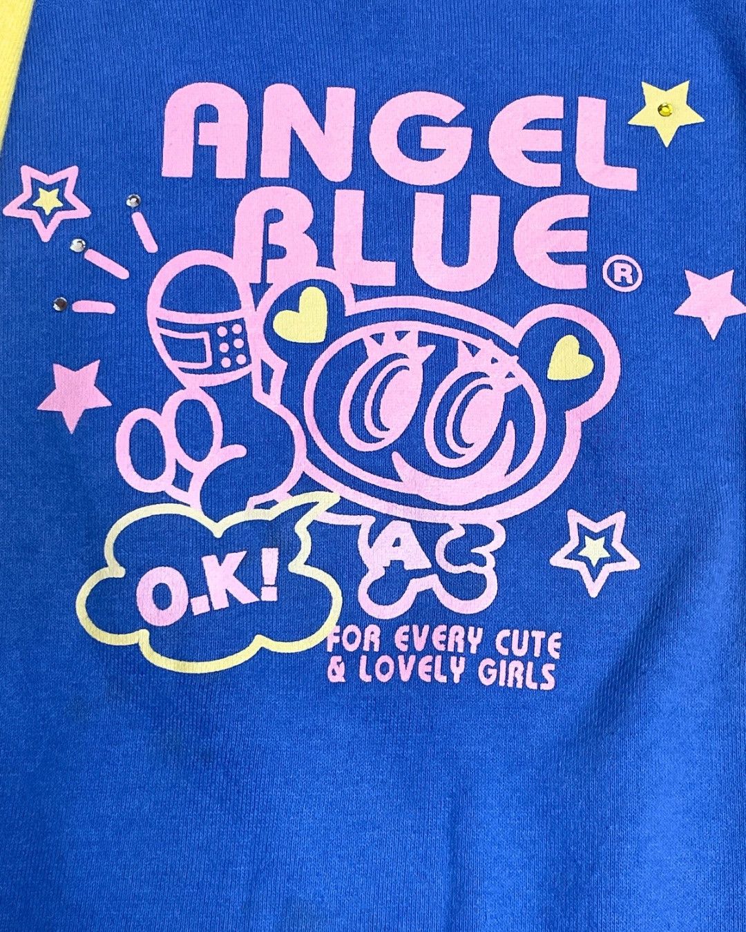 Angel Blue Vintage Angel Blue Raglan Sleeve Sweatshirt Size S / US 4 / IT 40 - 3 Thumbnail