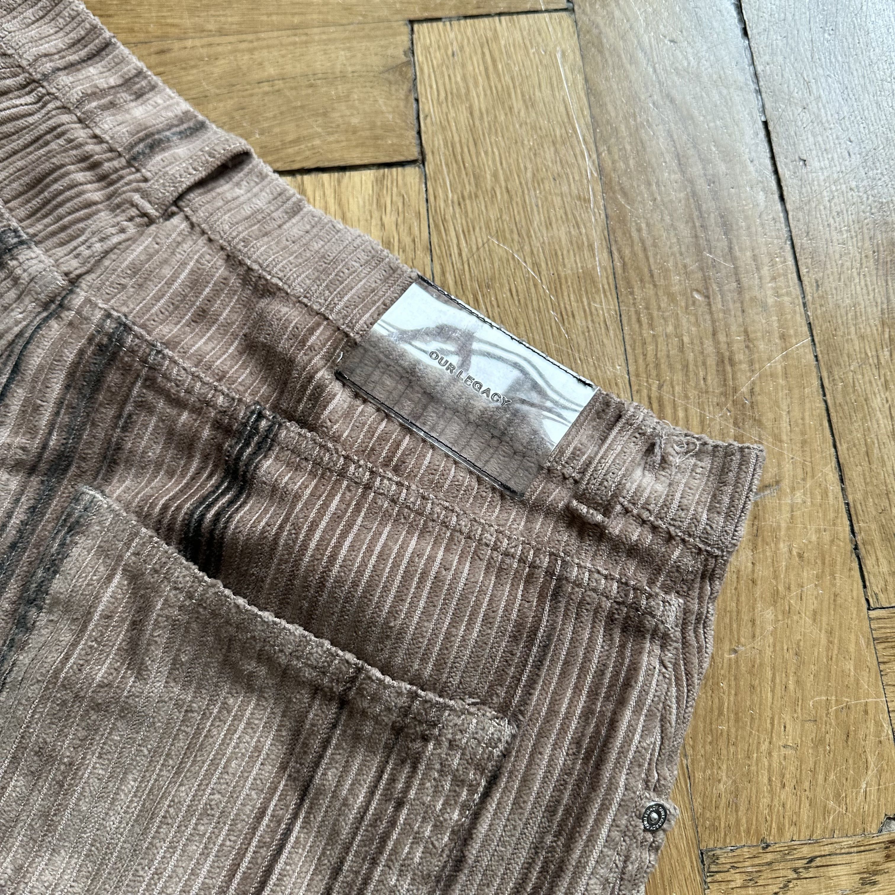 Our Legacy FW20 Vast Cut Hair Stripe Cord Pants Size US 32 / EU 48 - 7 Thumbnail
