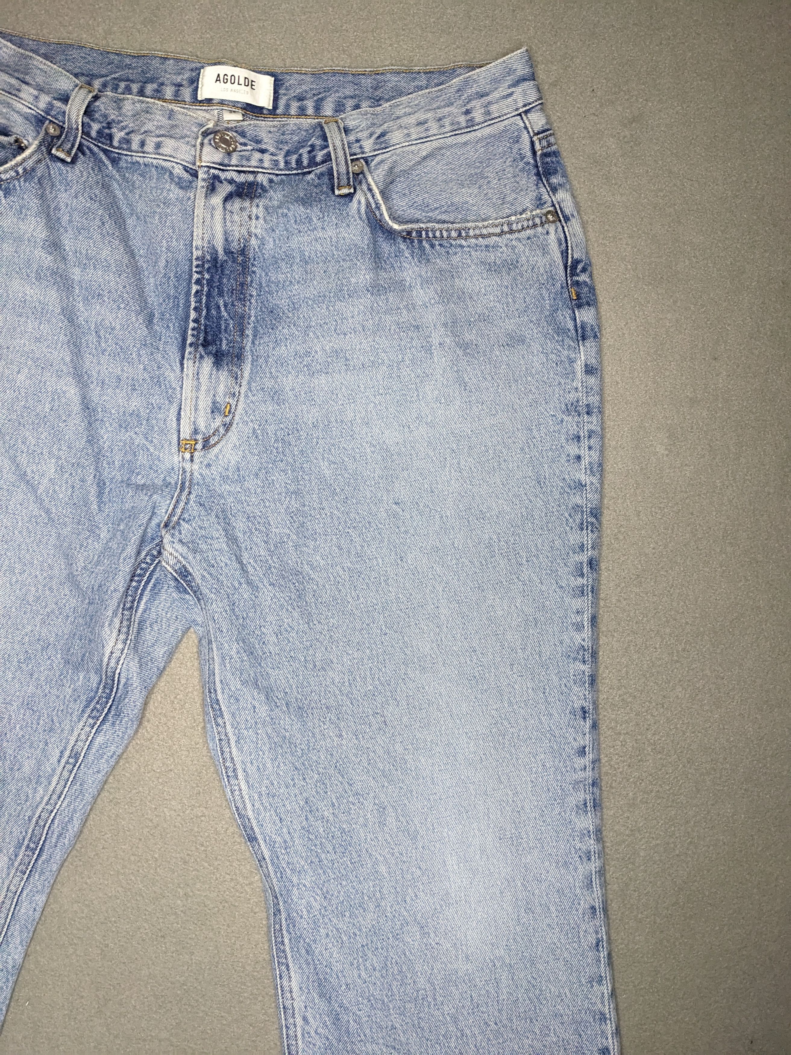 Agolde AGOLDE Vintage Straight Jeans 34x30 Organic Cotton Denim Size 34" / US 12 / IT 48 - 3 Thumbnail