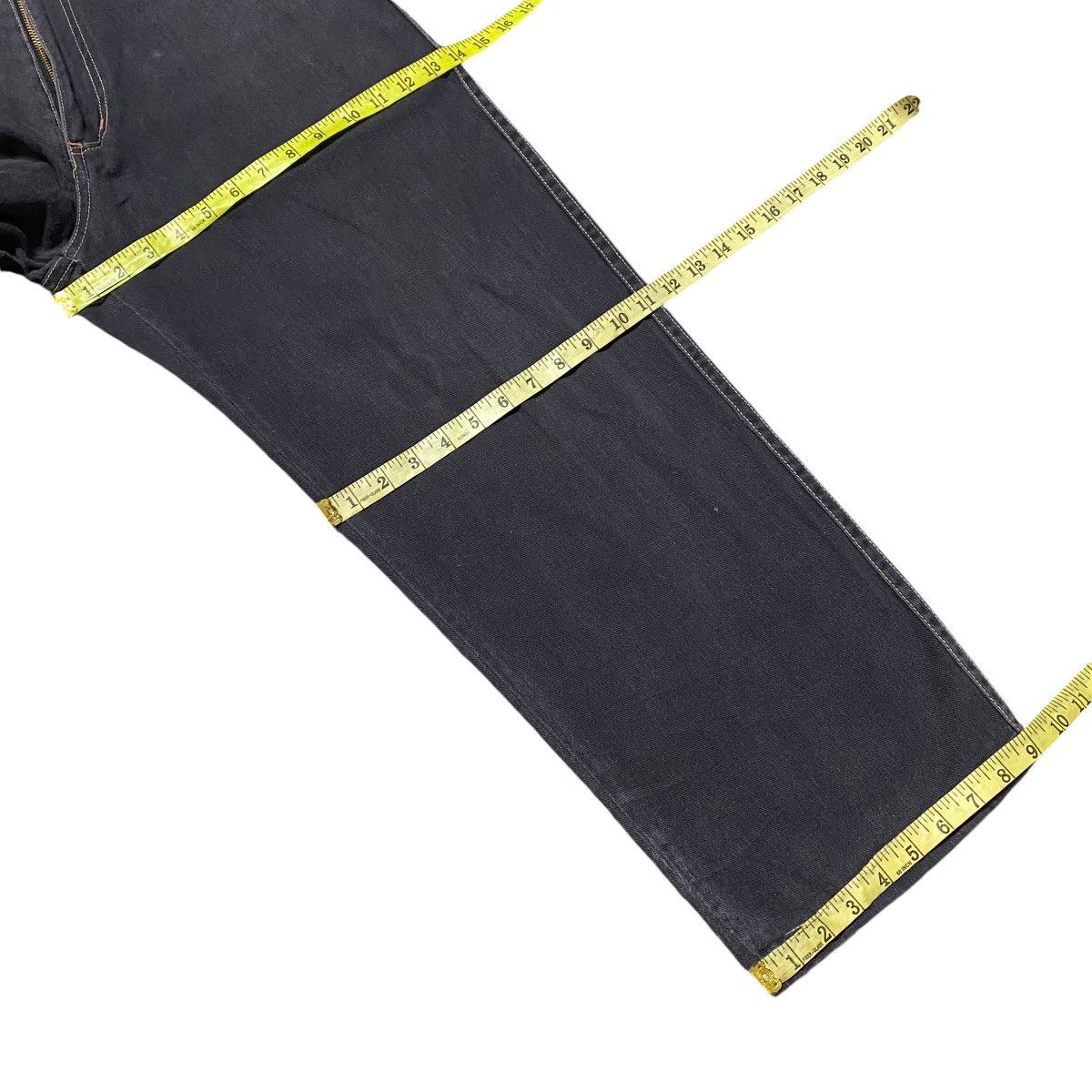 Vintage VOLUME FIVE Black Denim Baggy Skater Pant Size US 29 - 17 Thumbnail