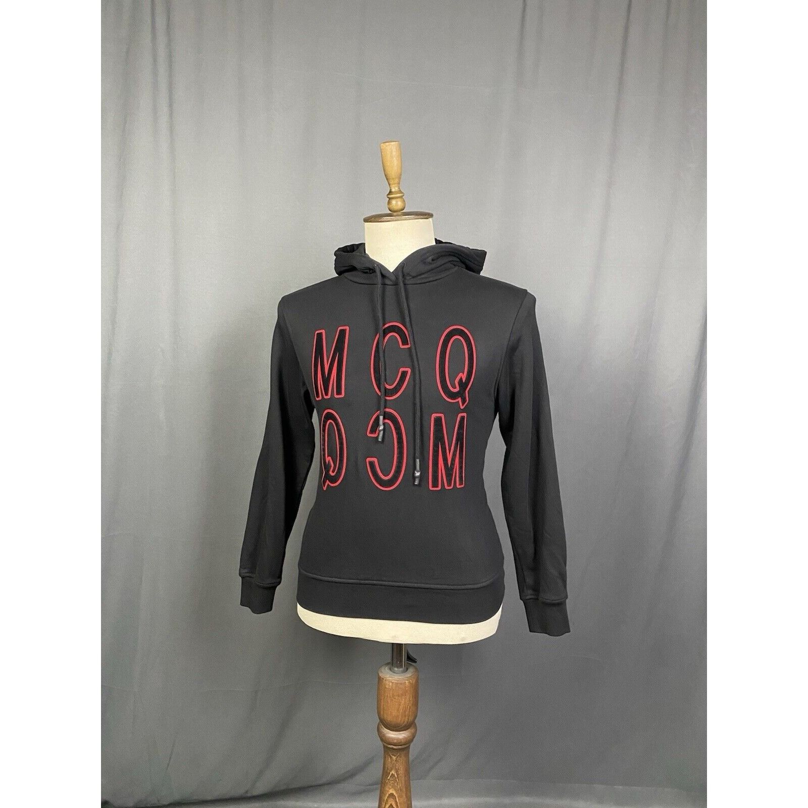 McQ Alexander McQueen Alexander McQueen McQ Big Logo Men's Black Hoodie Sweater Si Size US XS / EU 42 / 0 - 2 Thumbnail