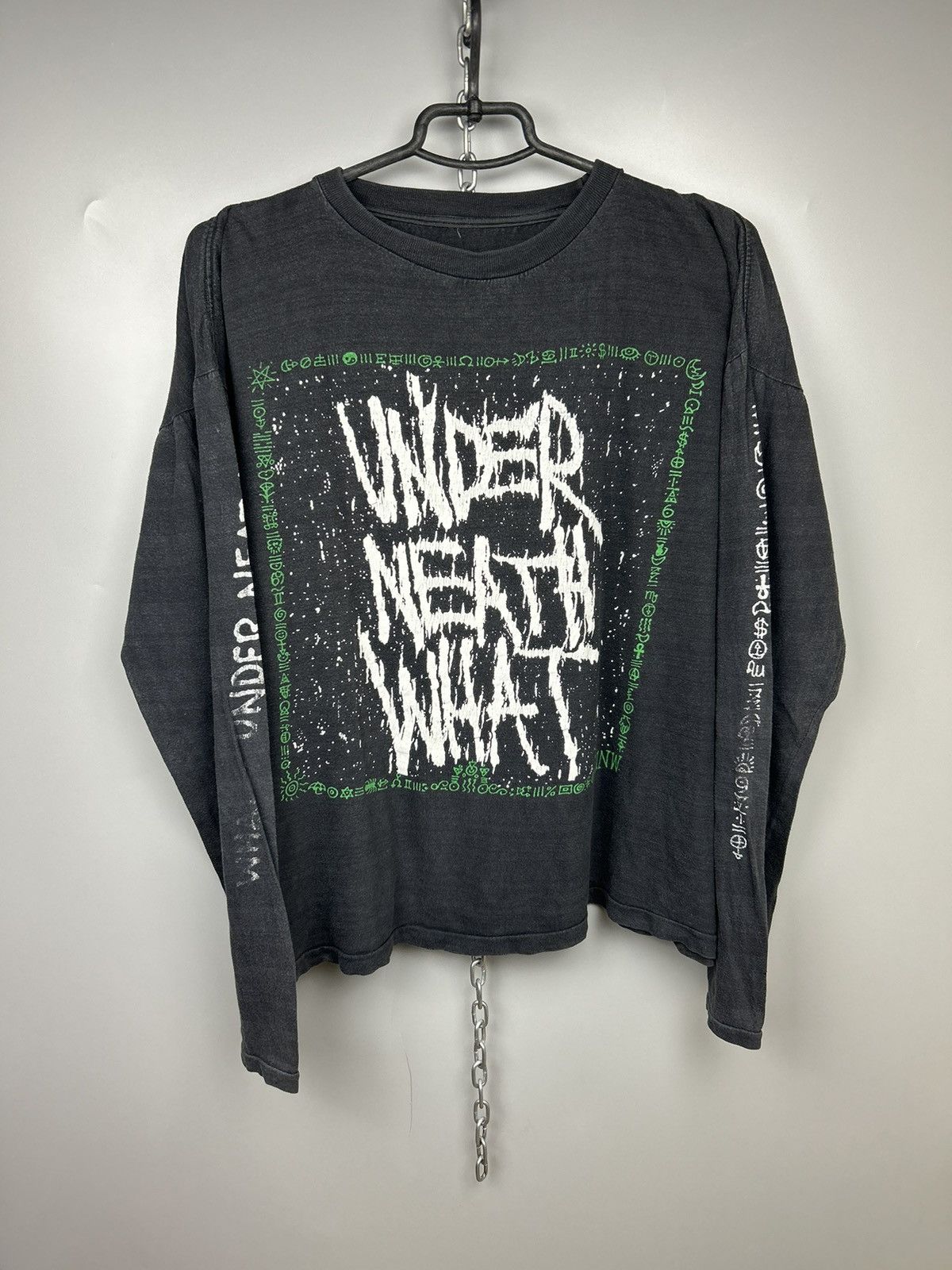 Band Tees × Vintage Vintage 90s Underneath What Band Long Sleeve Size US M / EU 48-50 / 2 - 2 Thumbnail