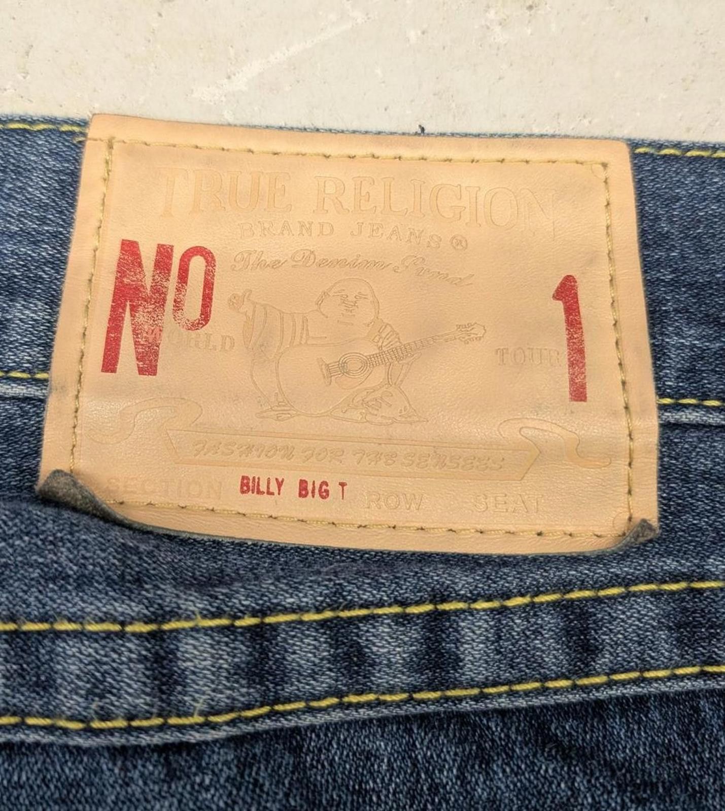 True Religion Vintage Y2K True Religion Billy Big T Wide Leg Baggy Jeans Size US 38 / EU 54 - 4 Thumbnail