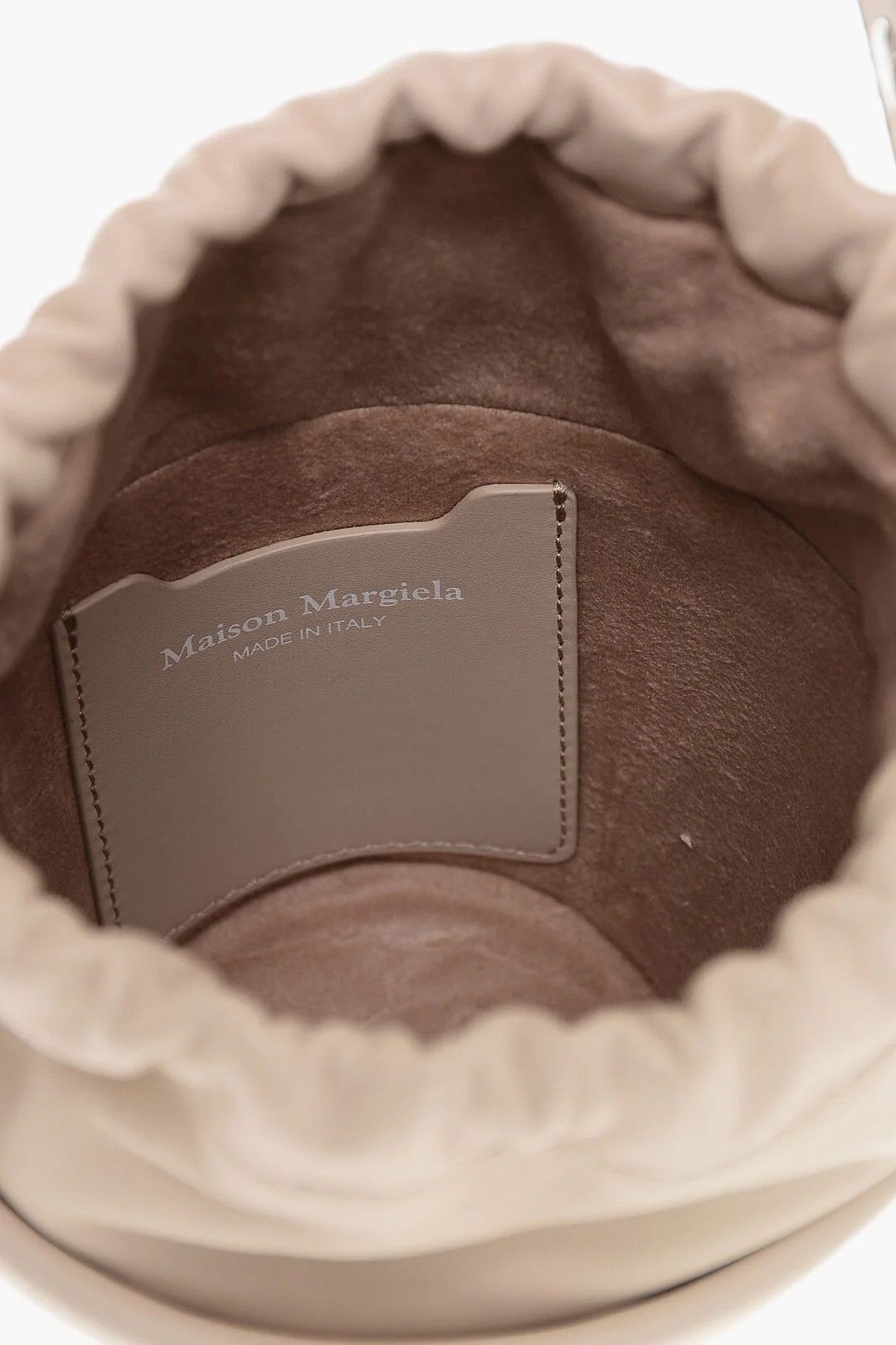 Maison Margiela og1mm0326 Size: OS / Patent Leather Bucket Bag in Pink Size ONE SIZE - 4 Thumbnail