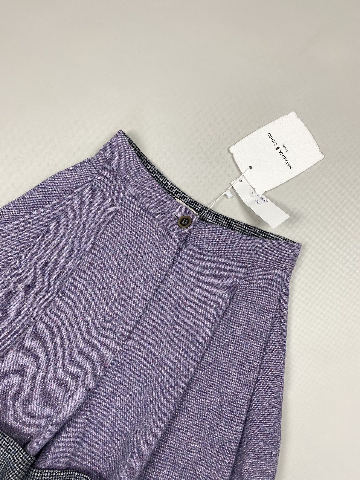Designer × Natasha Zinko BNWT! Natasha Zinko ladies wool blend high rise shorts Size 25" / US 0 / IT 36 - 4 Thumbnail