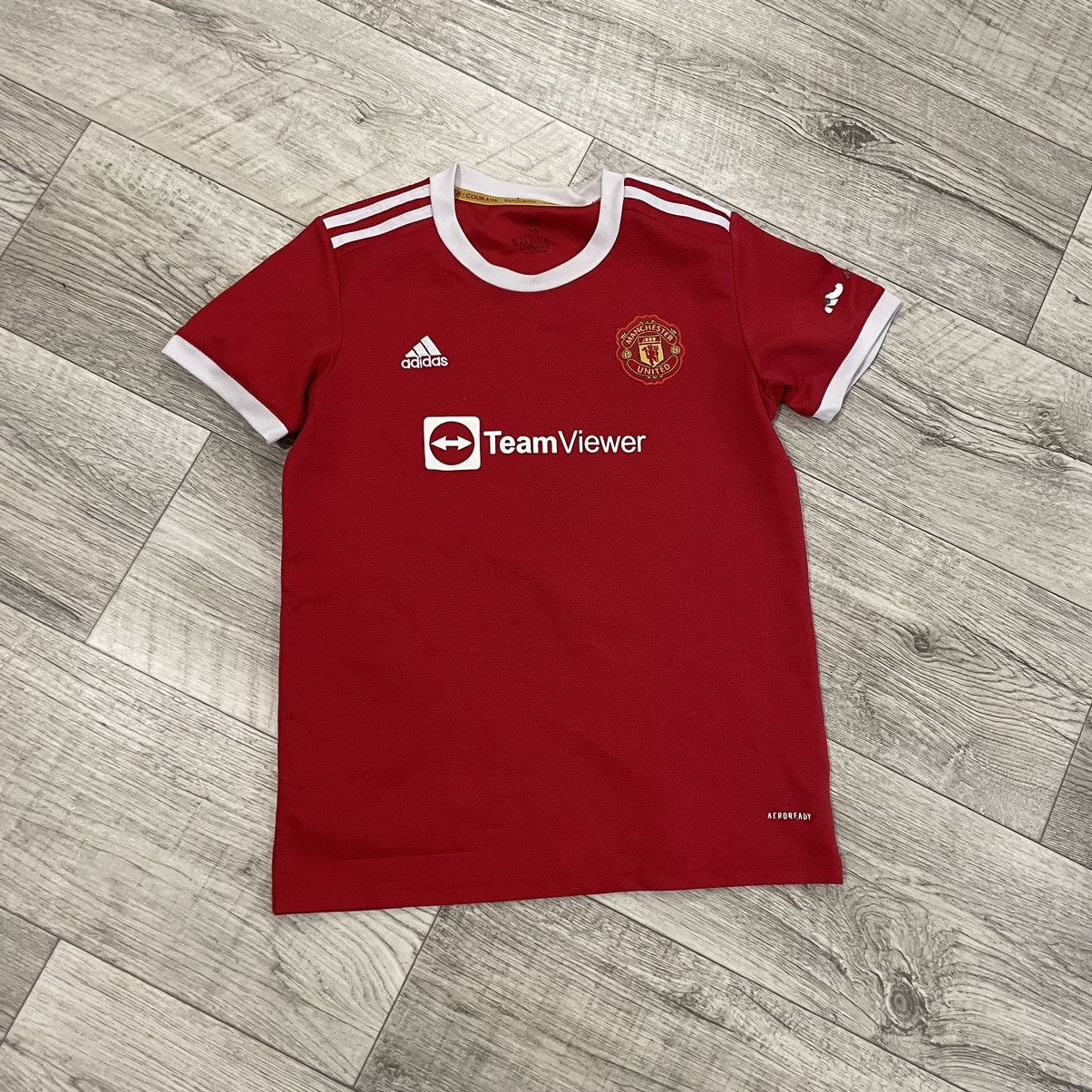 Adidas Vintage ADIDAS HAMILTON 8 Manchester United Team tee jersey Size US XS / EU 42 / 0 - 1 Thumbnail