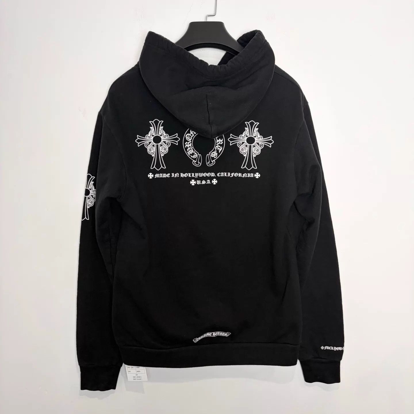 Chrome Hearts Chrome Hearts Black Horseshoe Back 3-Ele Hoodie L Size US L / EU 52-54 / 3 - 2 Thumbnail